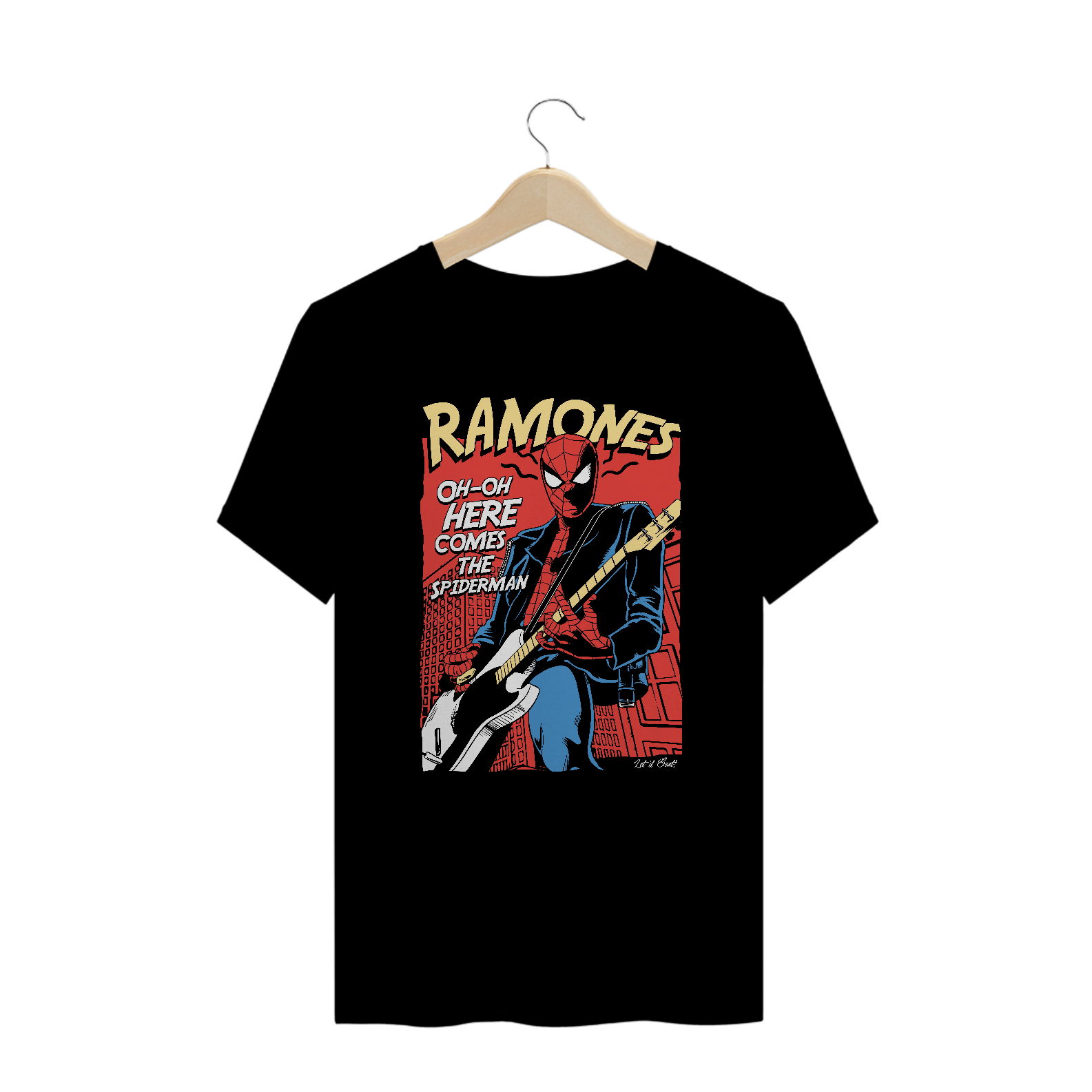 T-SHIRT RAMONES – HOMEM ARANHA PLUS SIZE