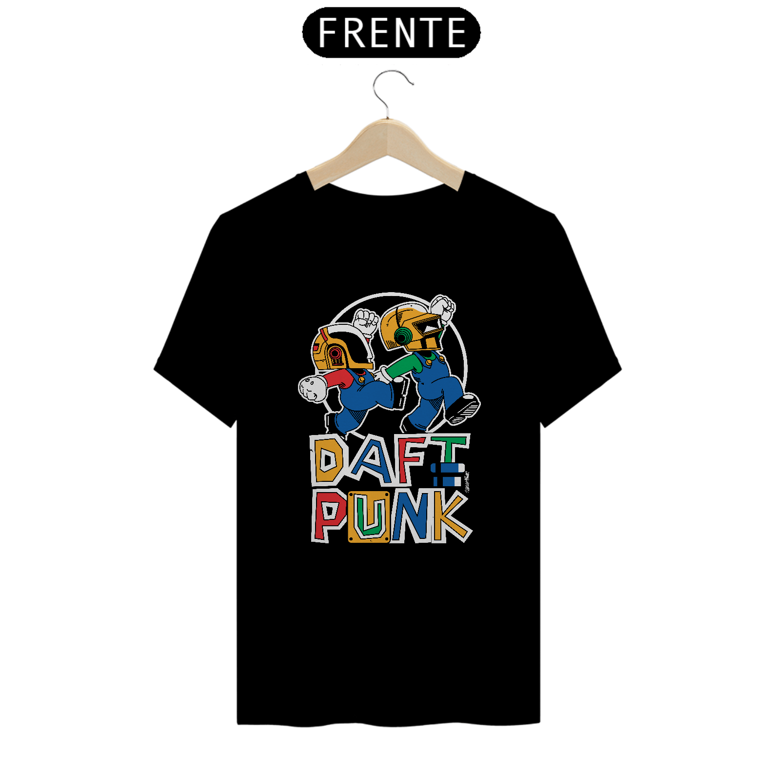 T-SHIRT DAFT PUNK & MÁRIO 
