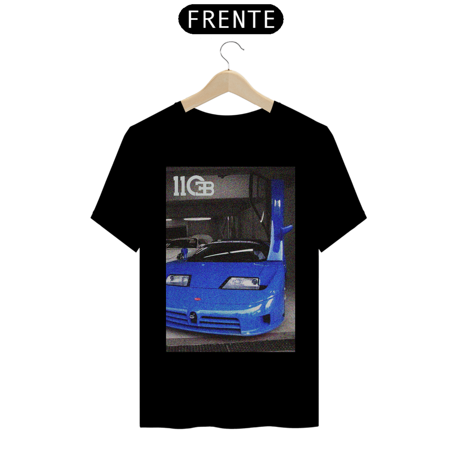 Camiseta Bugatti EB110 porta levantada