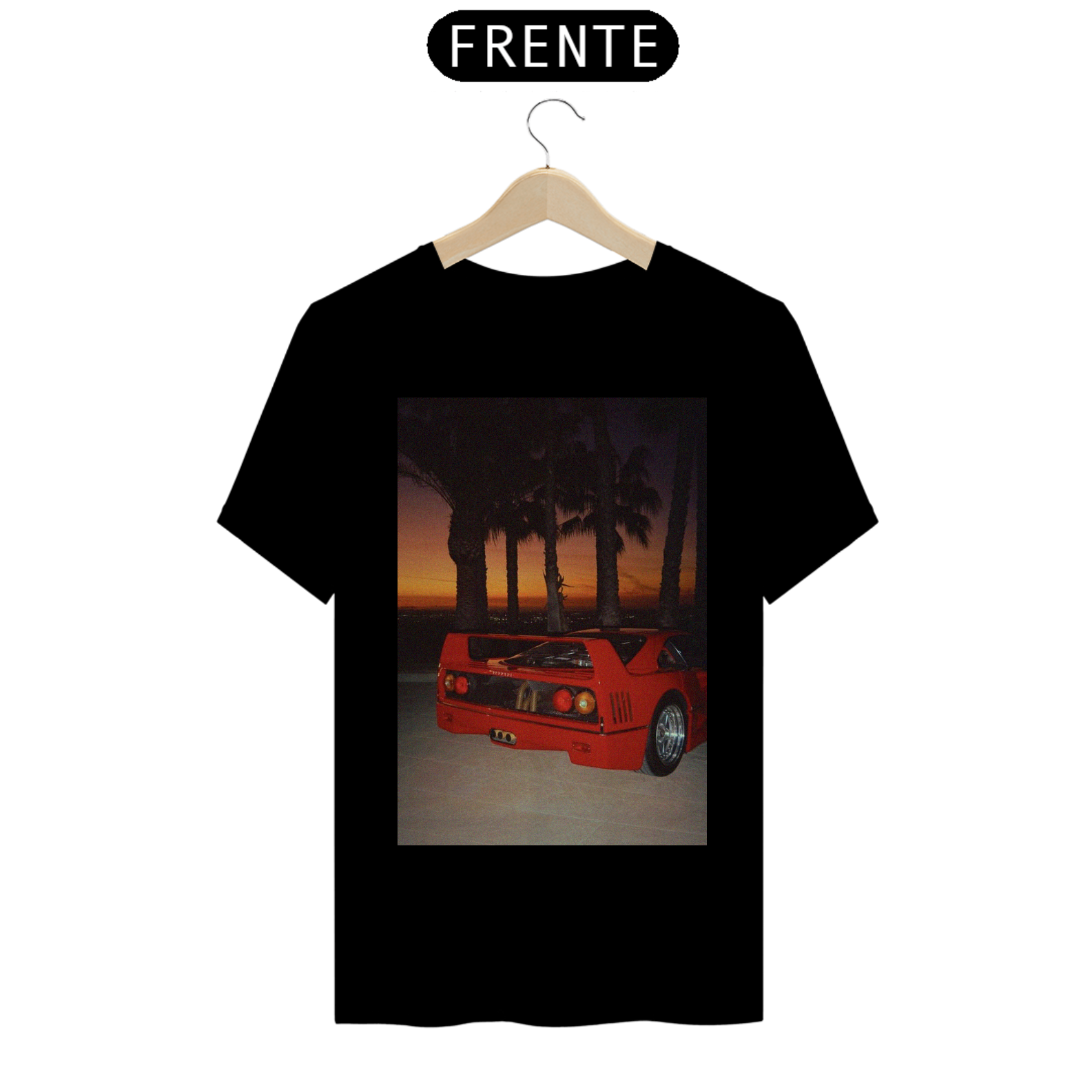 Camiseta Ferrari F40 pôr do sol II