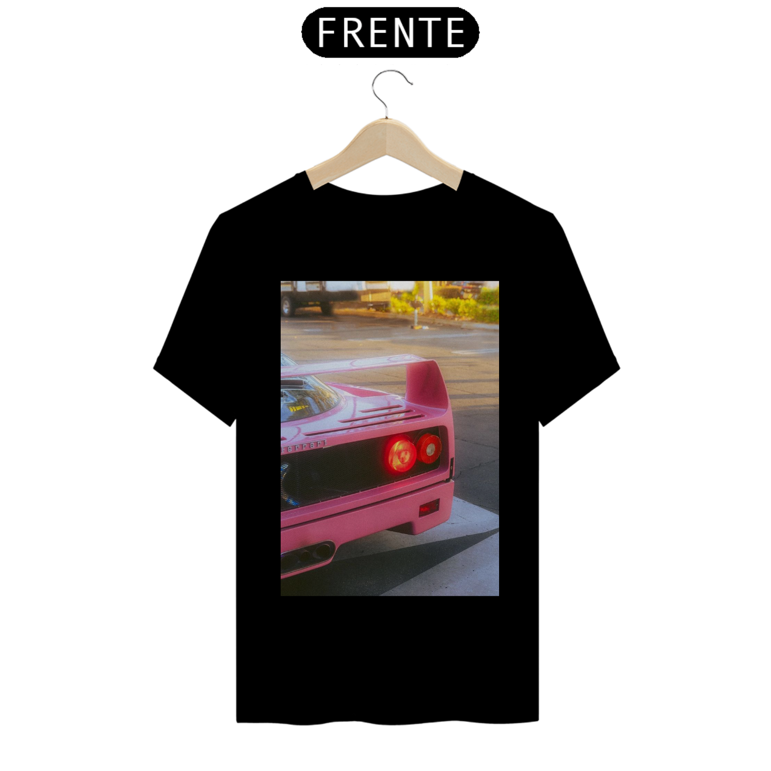 Camiseta Ferrari F40 rosa II