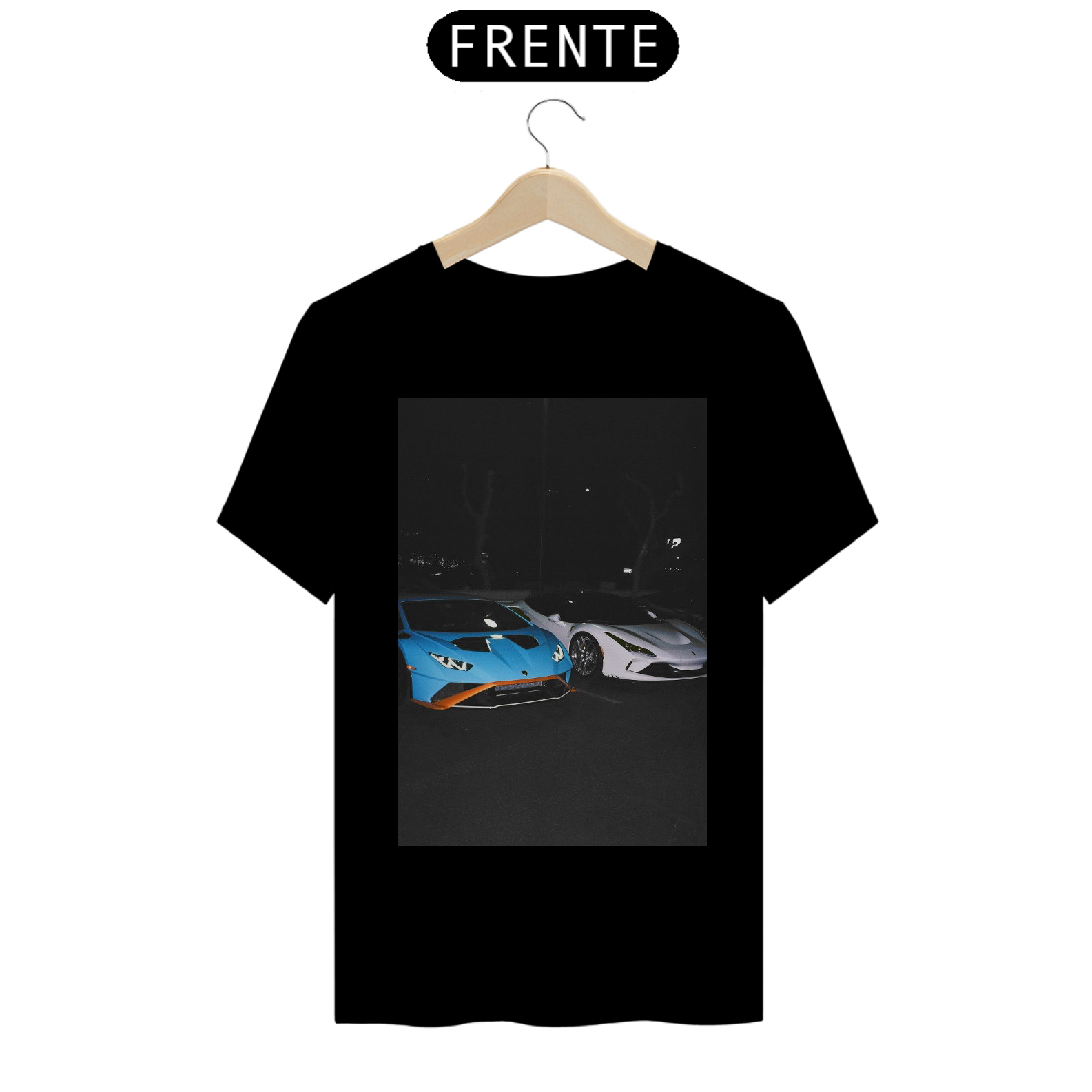Camiseta Ferrari F8 e Lamborghini Huracan STO