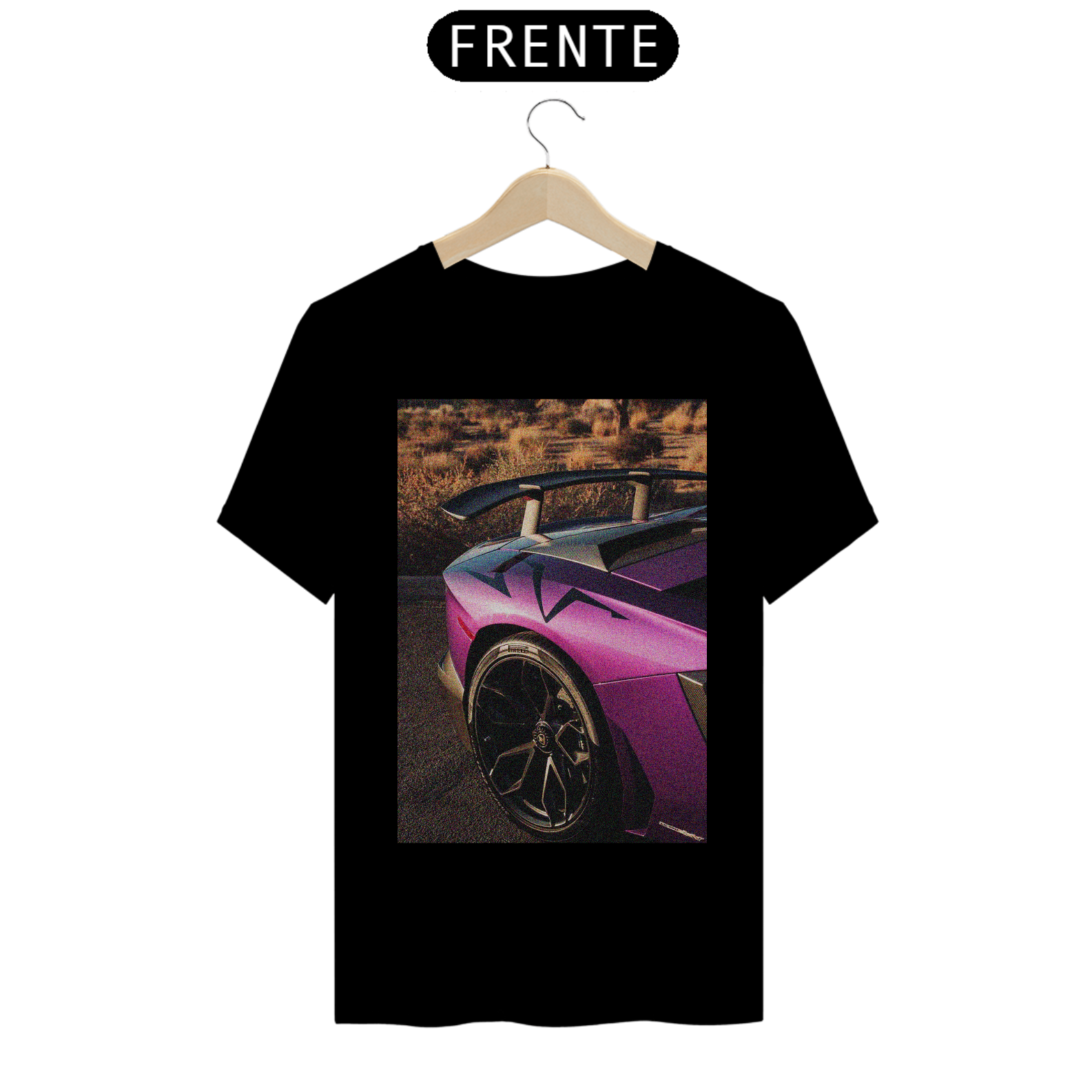 Camiseta Lamborghini Murcielago SV roxa