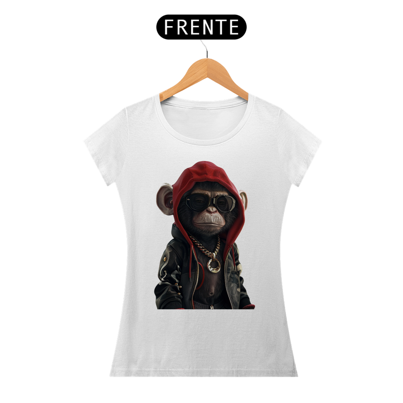 Camiseta Baby Long Macaquinho 