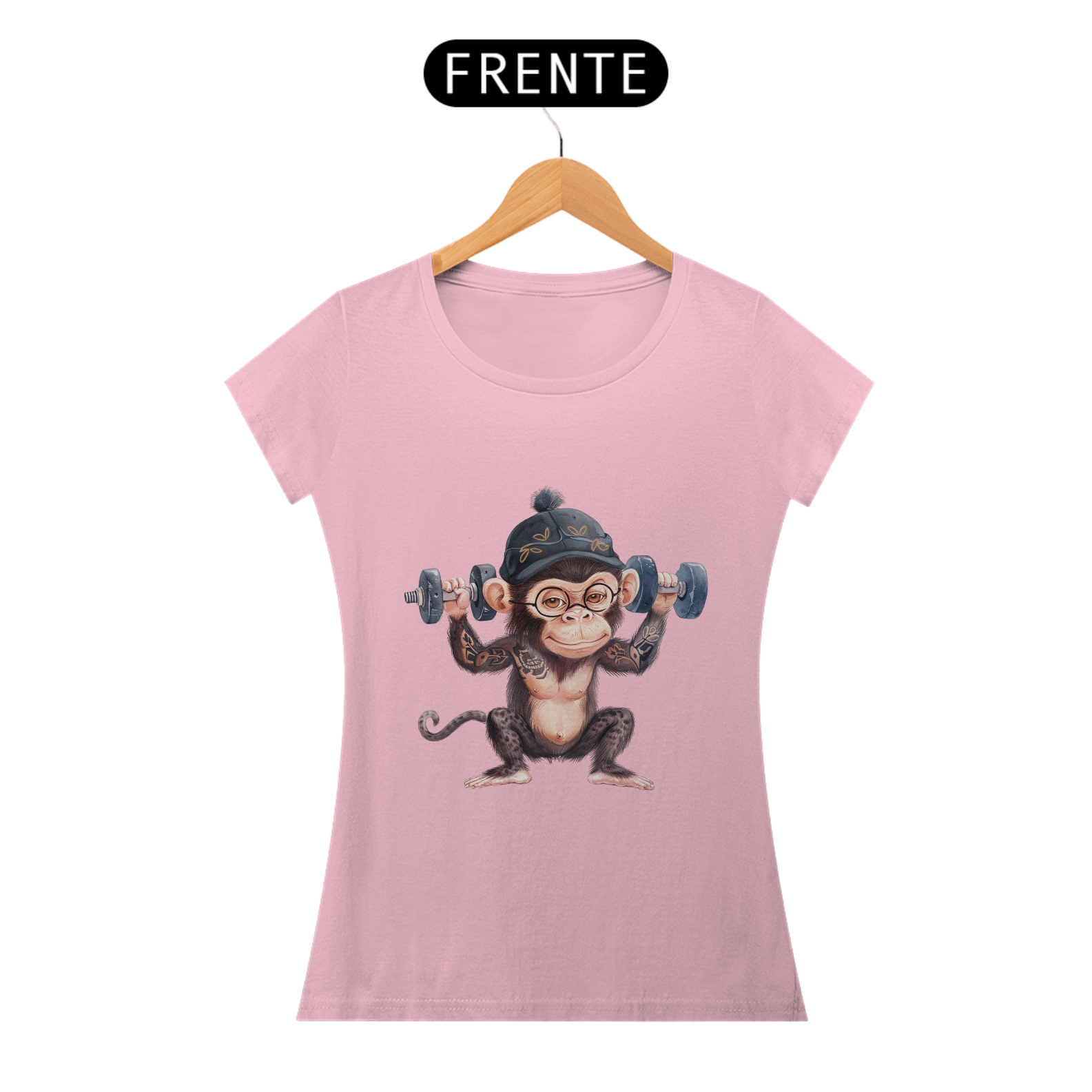Camiseta Baby Long Macaquinho Malhando