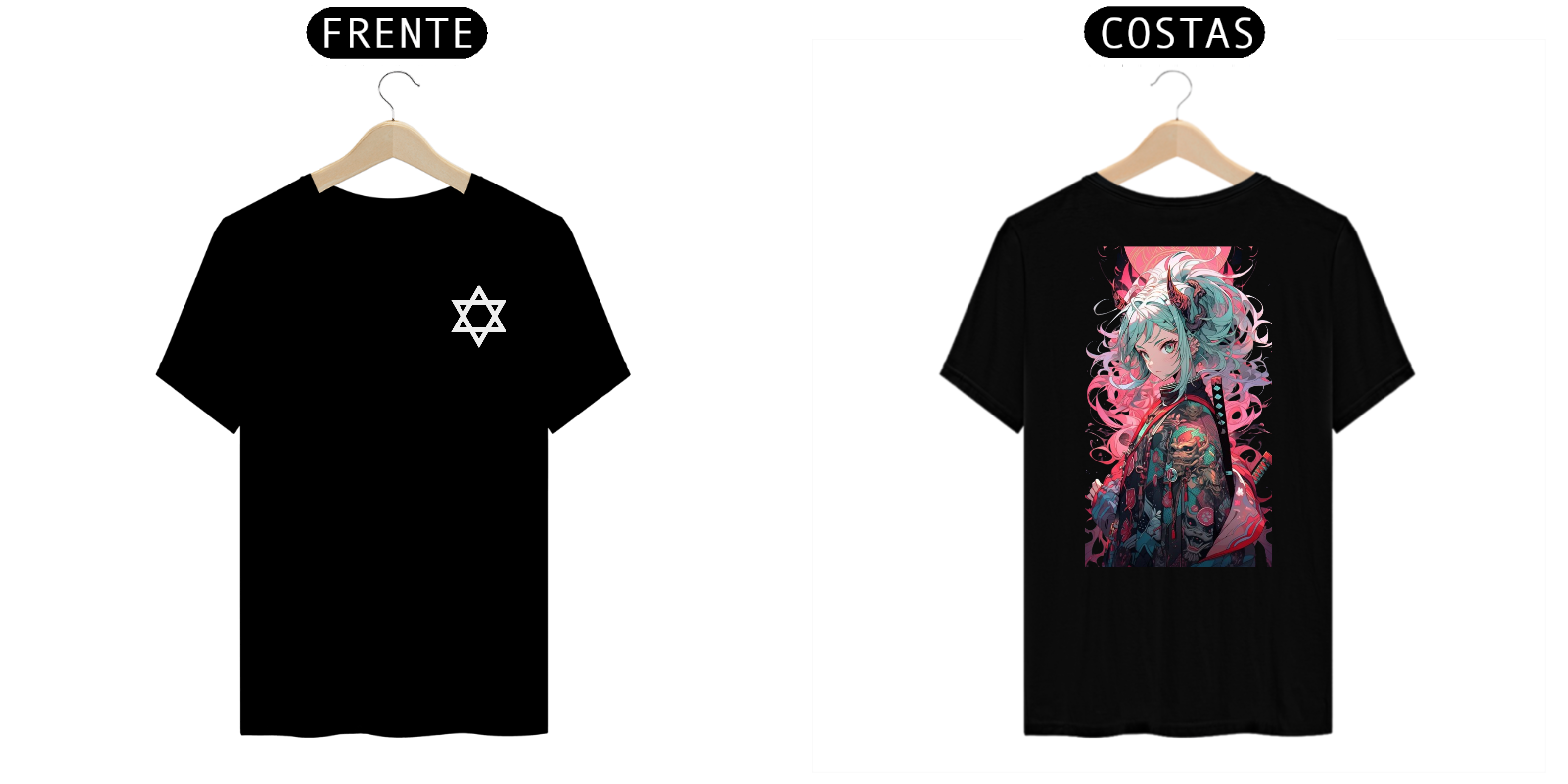 Nome do produto: Camiseta Geek SAMURAI