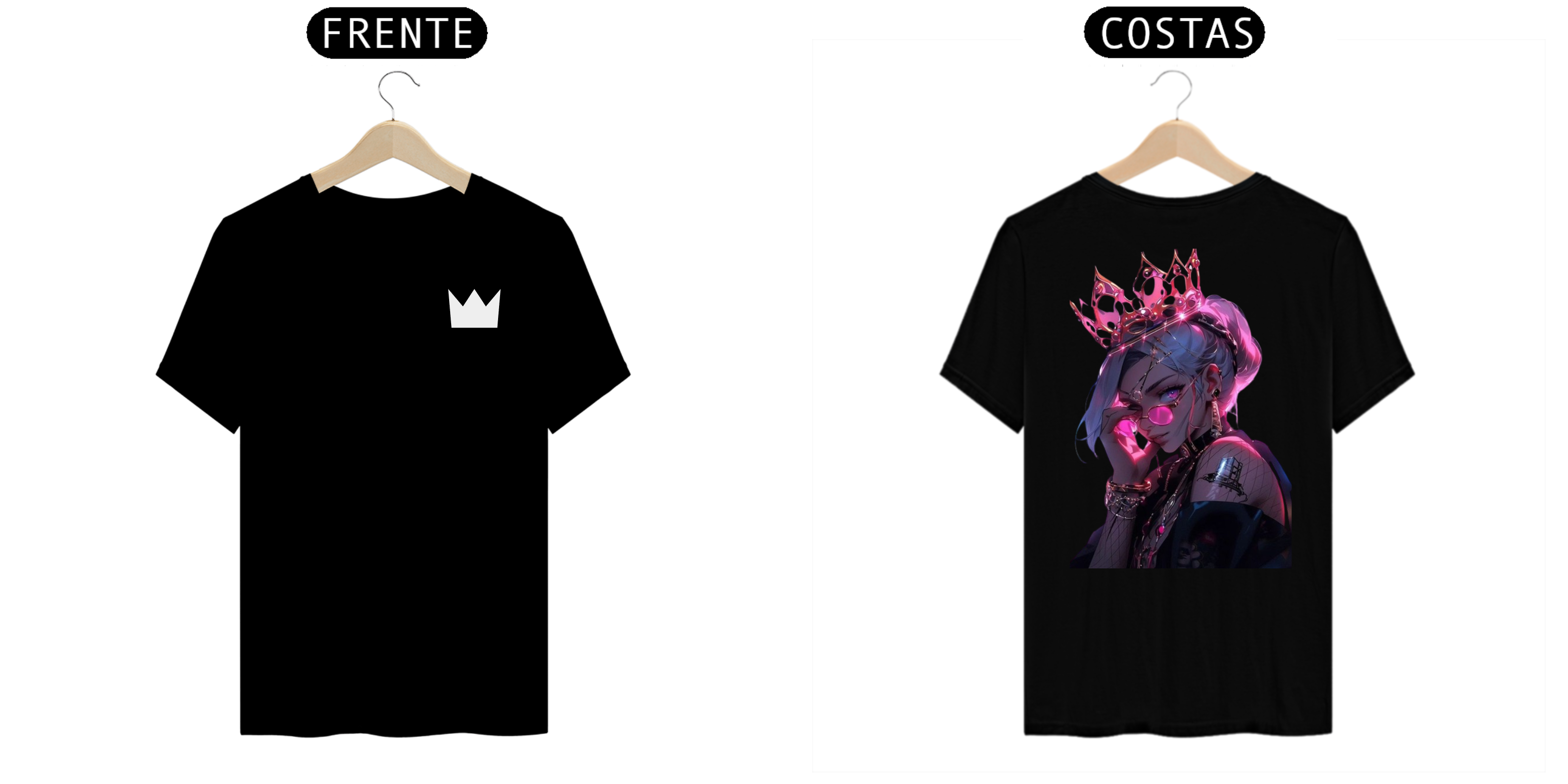 Nome do produto: Camiseta Geek CROWN