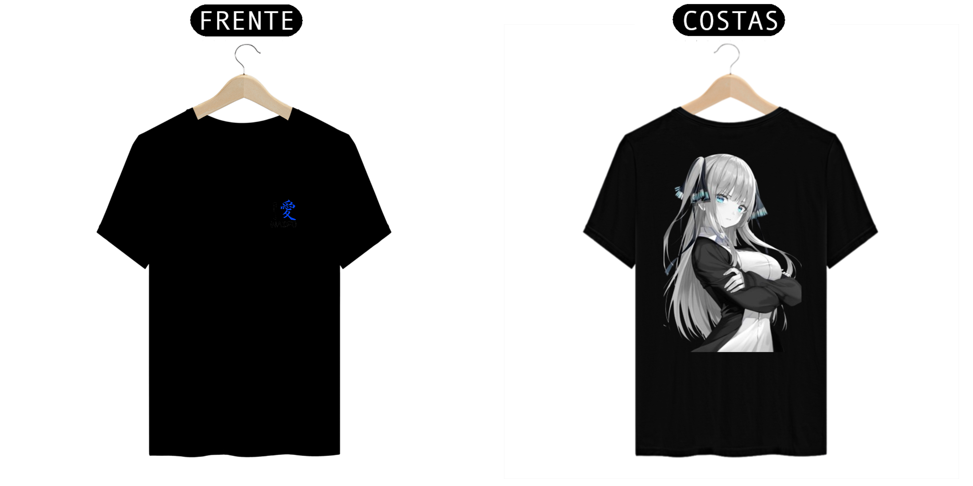Nome do produto: Camiseta Geek WAIFU