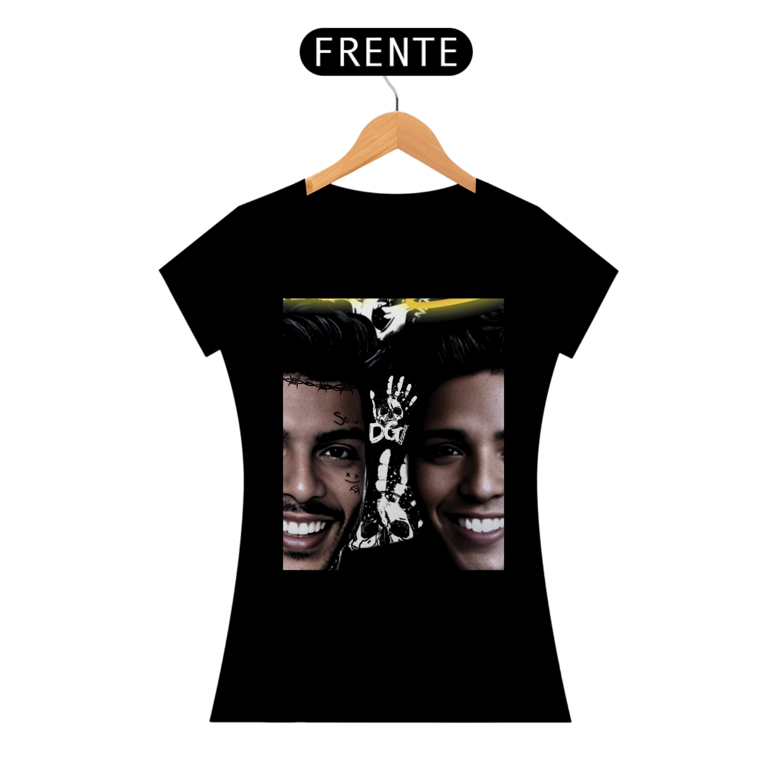 Nome do produto: Camiseta MC Kevin e MC Daleste 