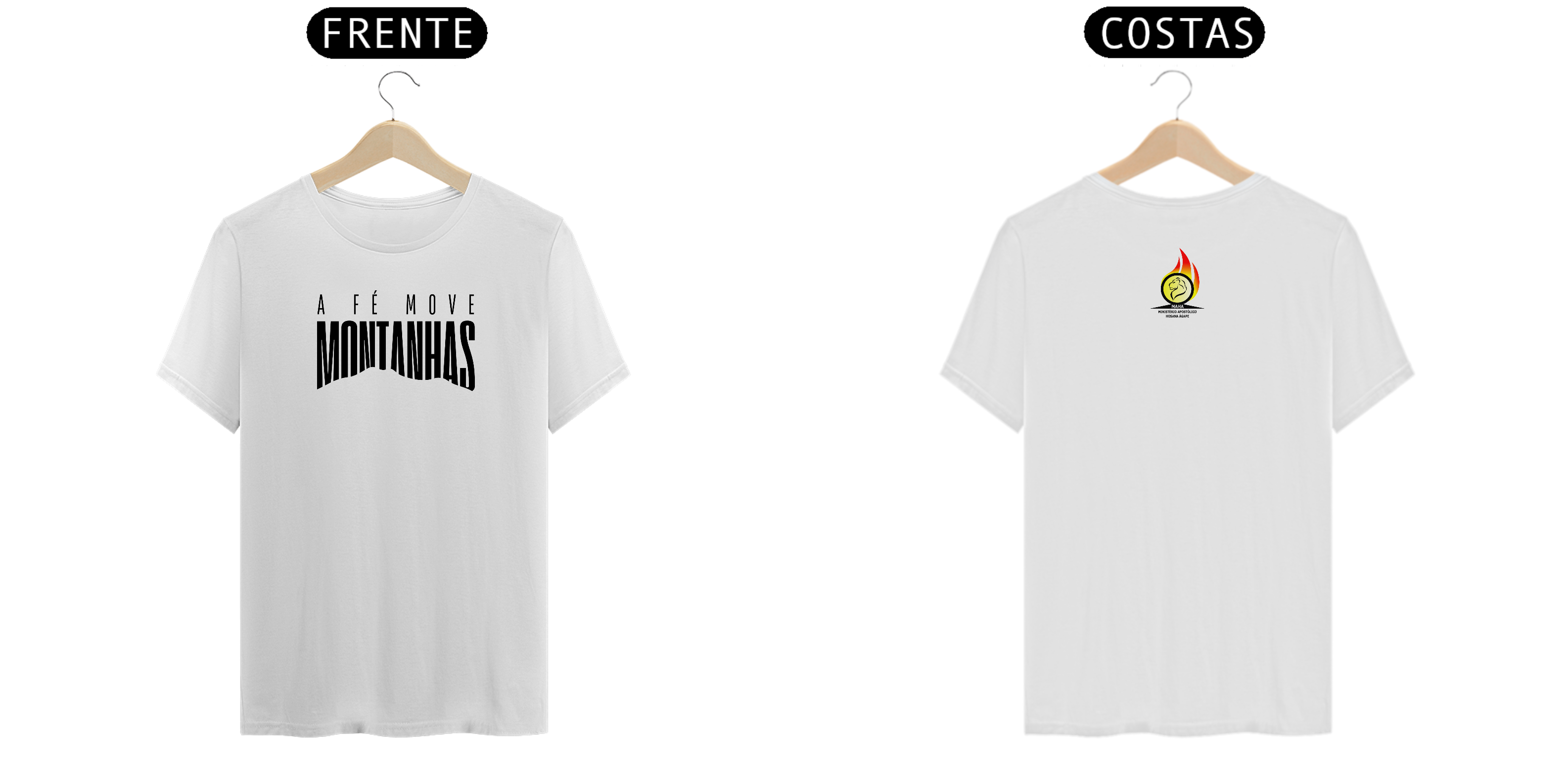 Camiseta A Fé Move Montanhas