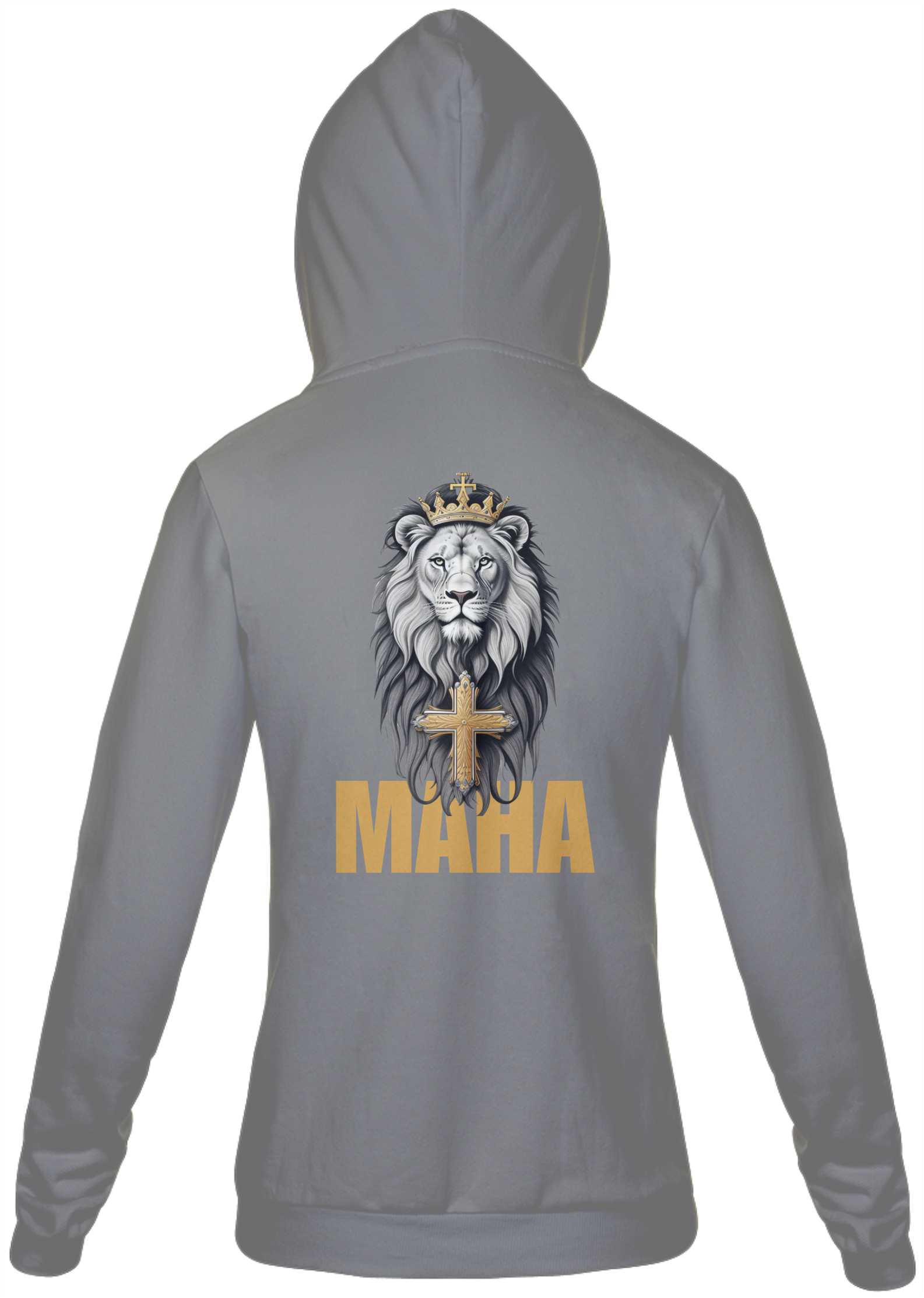 Moletom com Ziper MAHA Leão e a Cruz