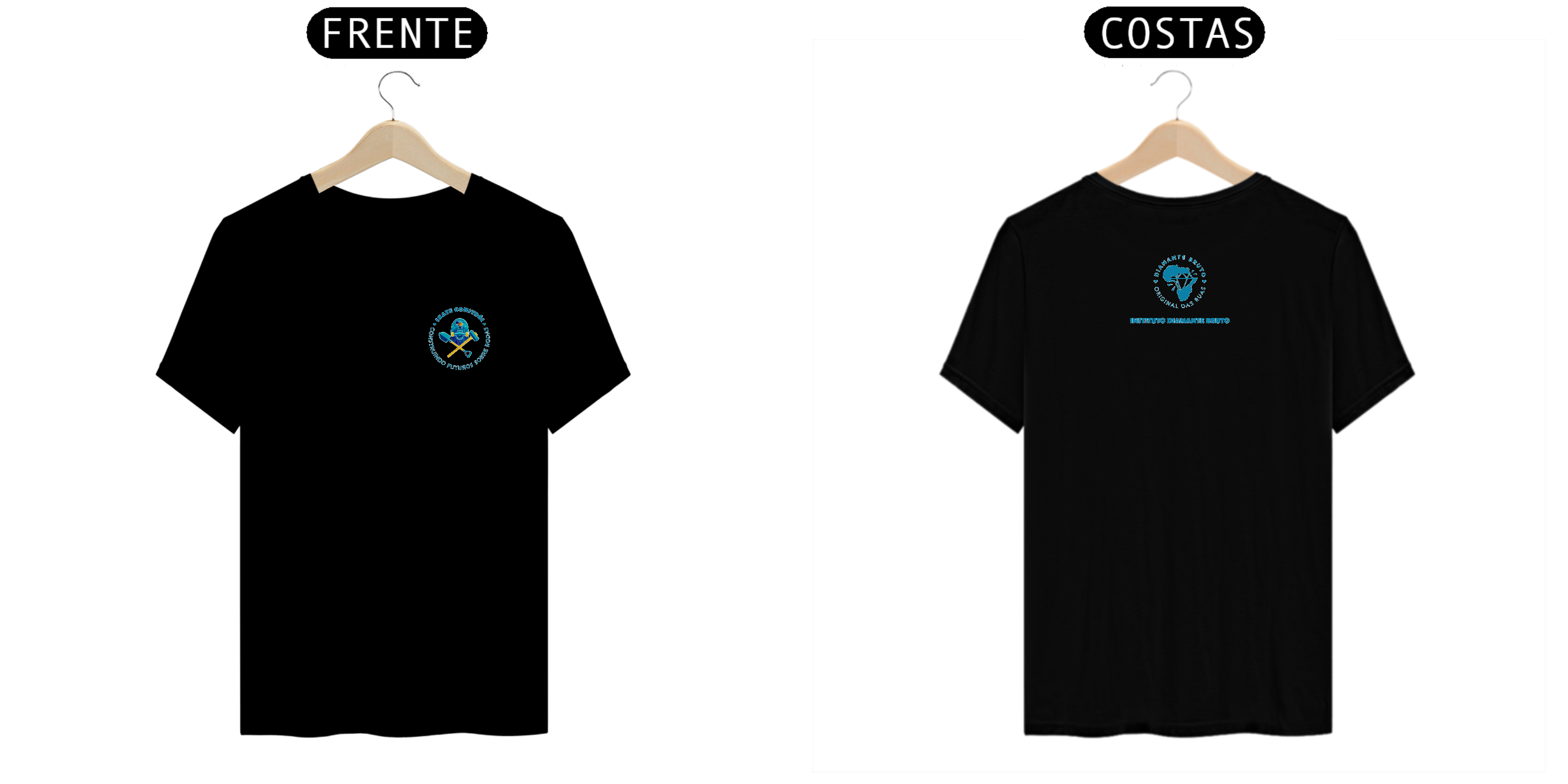 Camiseta Diamante Bruto Skate Constrói