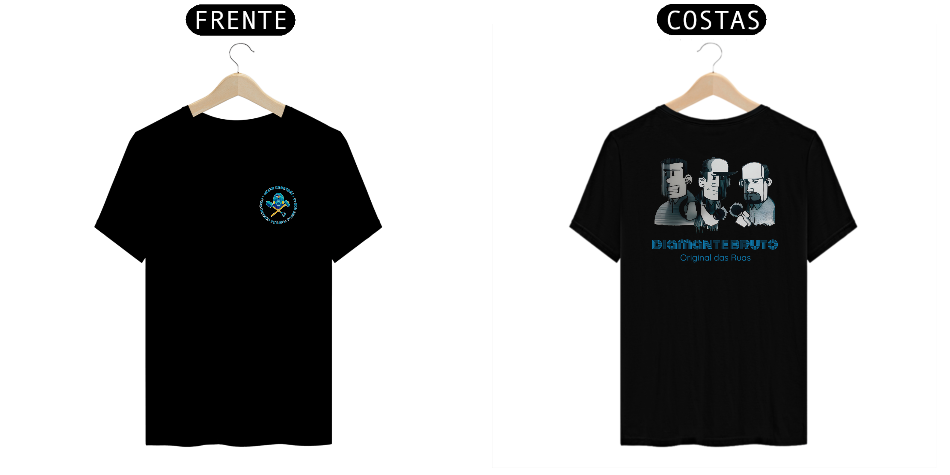 Camiseta Diamante Bruto Mc Dj