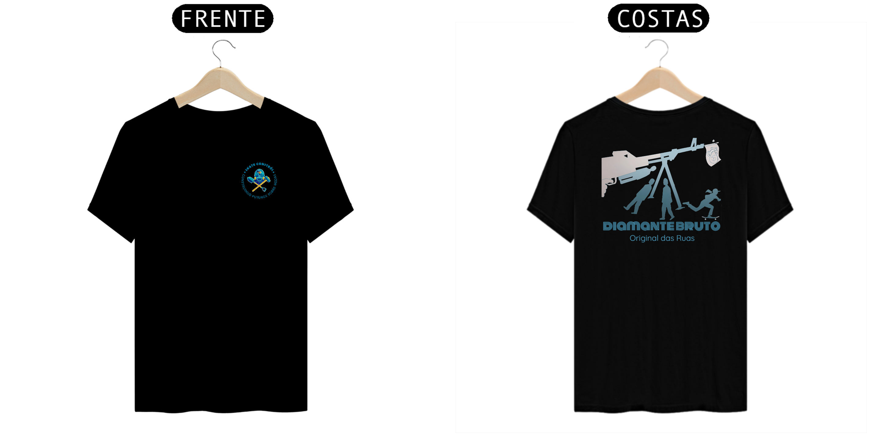 Camiseta Diamante Bruto Sk8 47