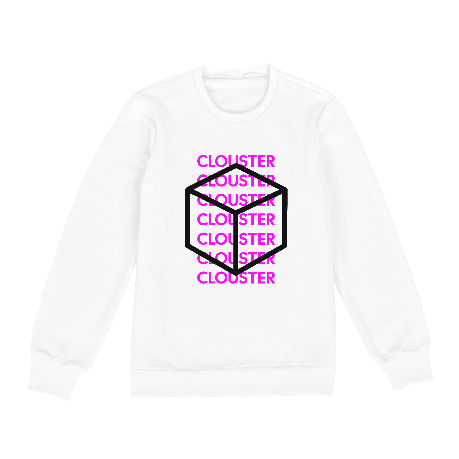 Moletom CLOUSTER Cubo Rosa 01 Unissex