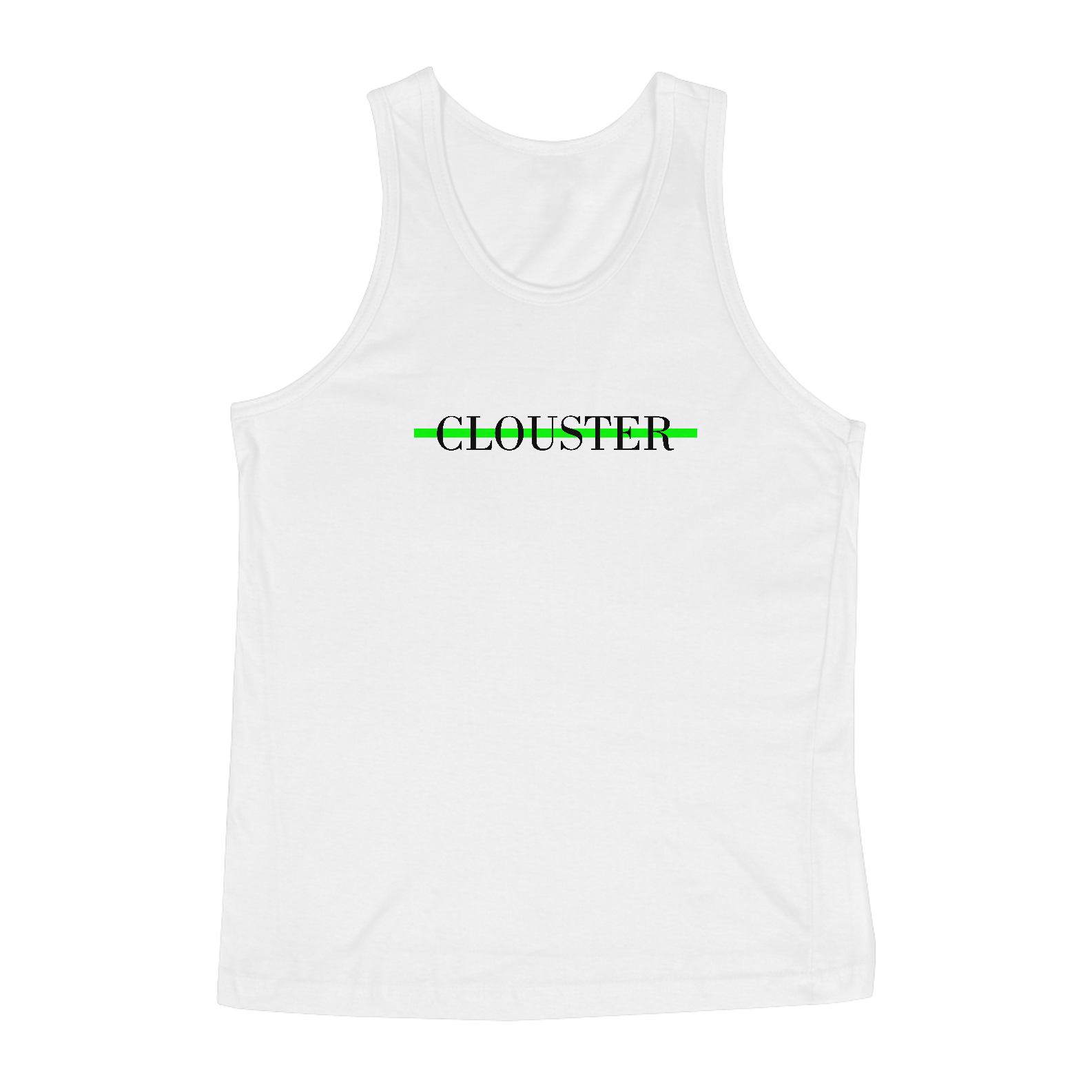 Camiseta Regata CLOUSTER Faixa Verde A Masculino