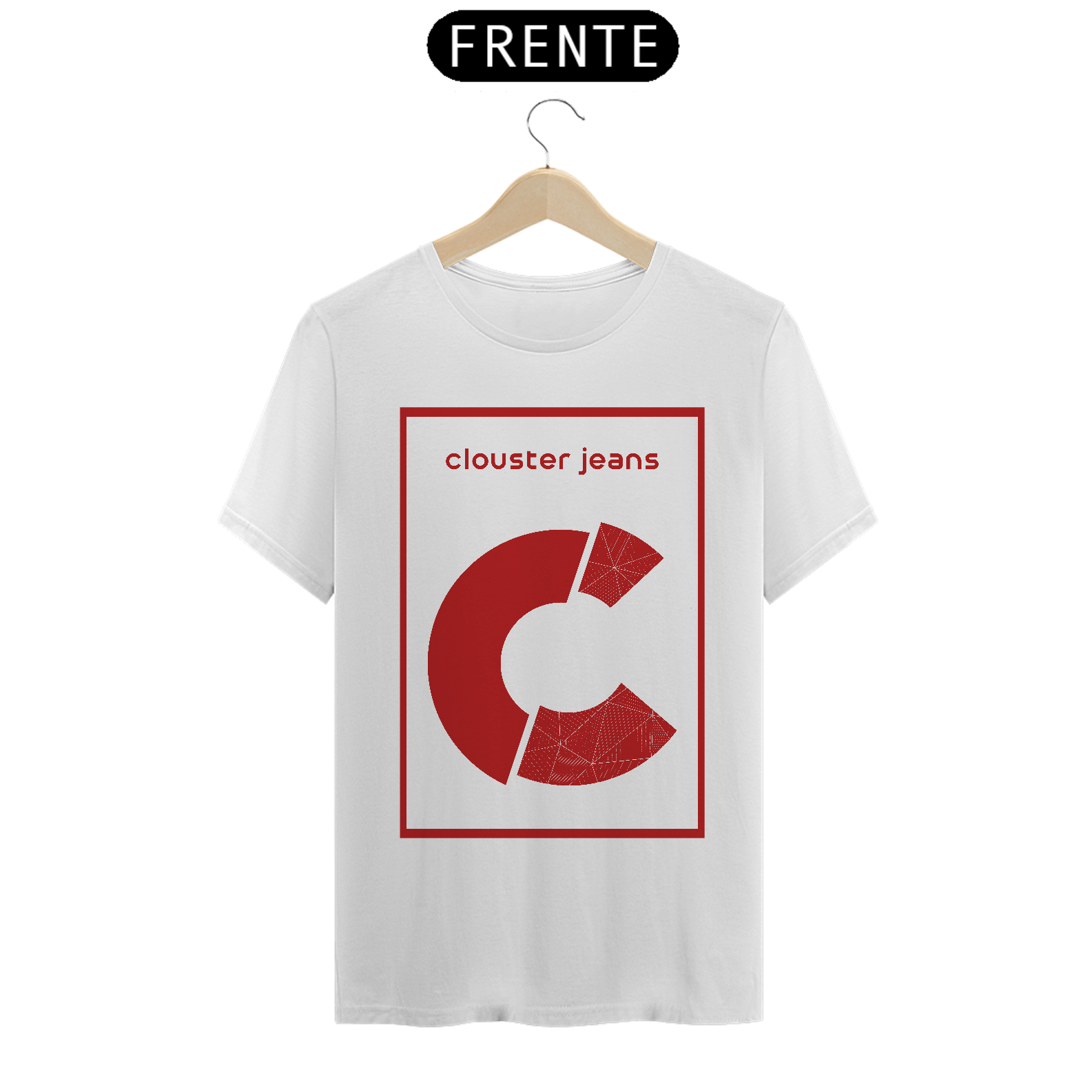 Camiseta CLOUSTER jeans 001 Masculino