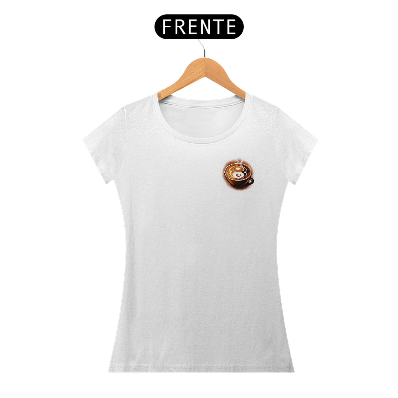 Pima Feminina Café Yin Yang