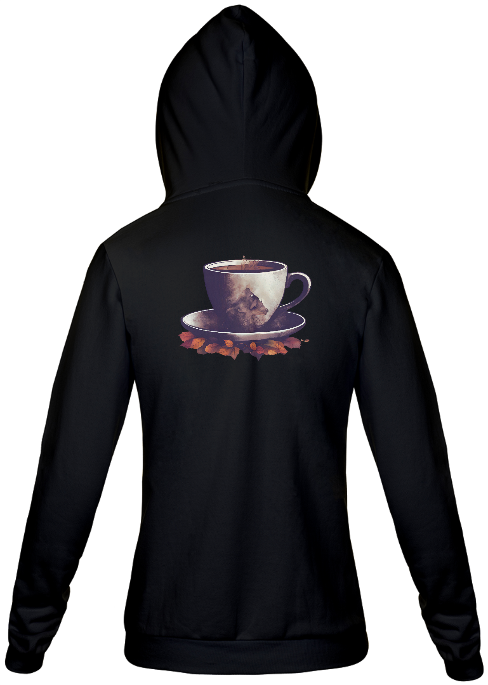Moletom de Zíper Café de Outono