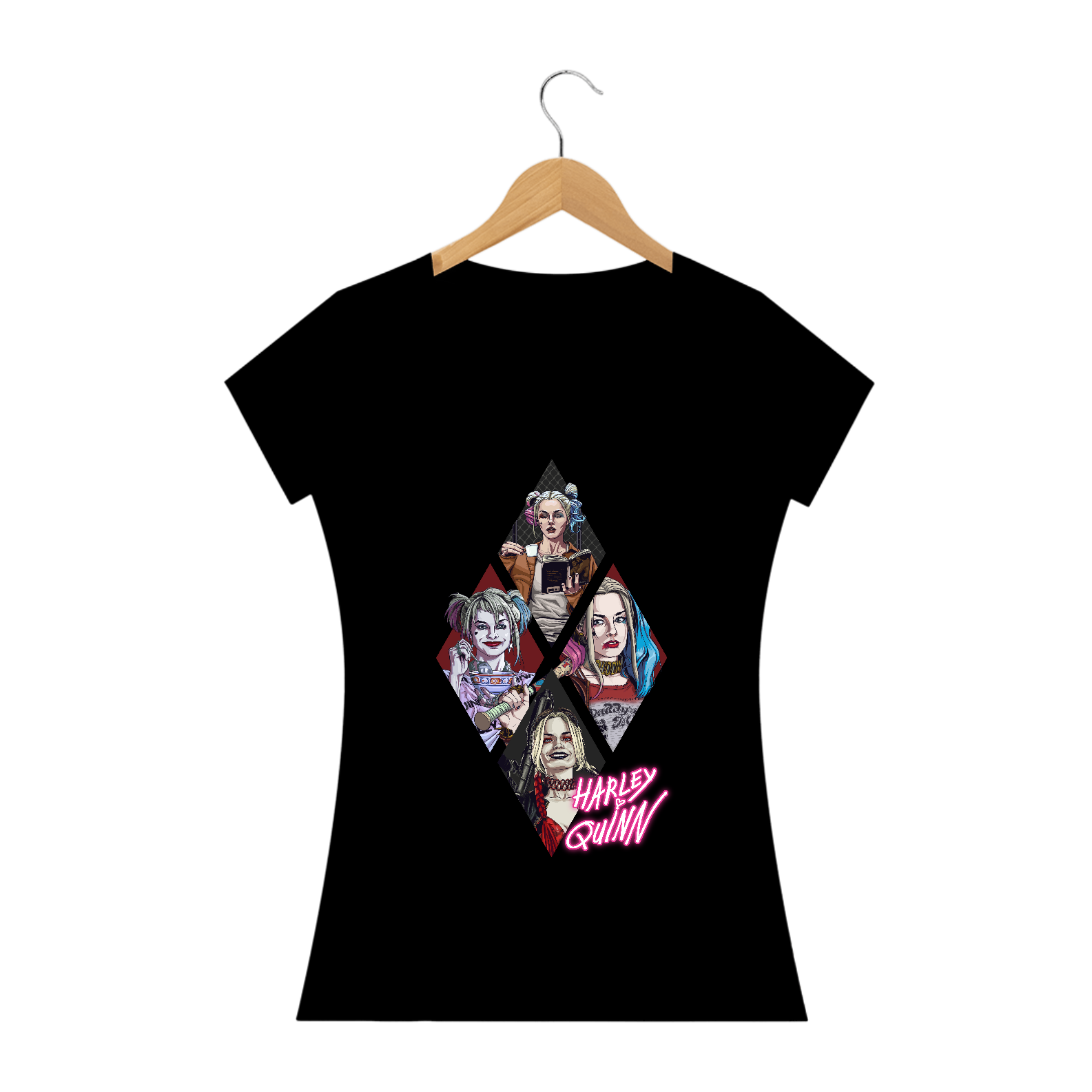 Nome do produto  Baby Long - Harley Quinn - Nipes