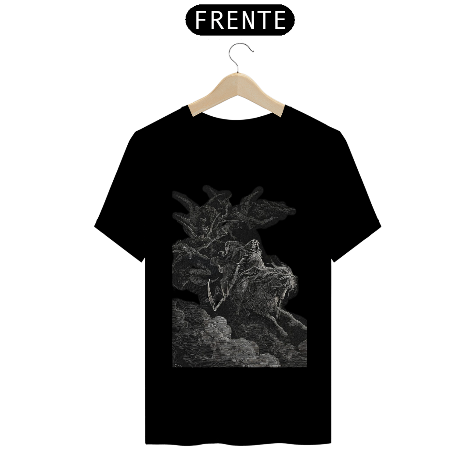 Gustave Dore Classic t shirt  The vision of the death