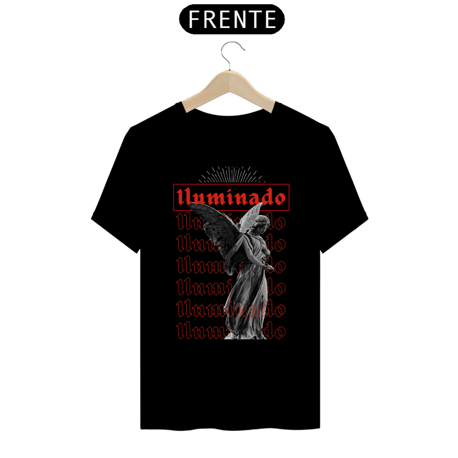 Iluminado black T shirt