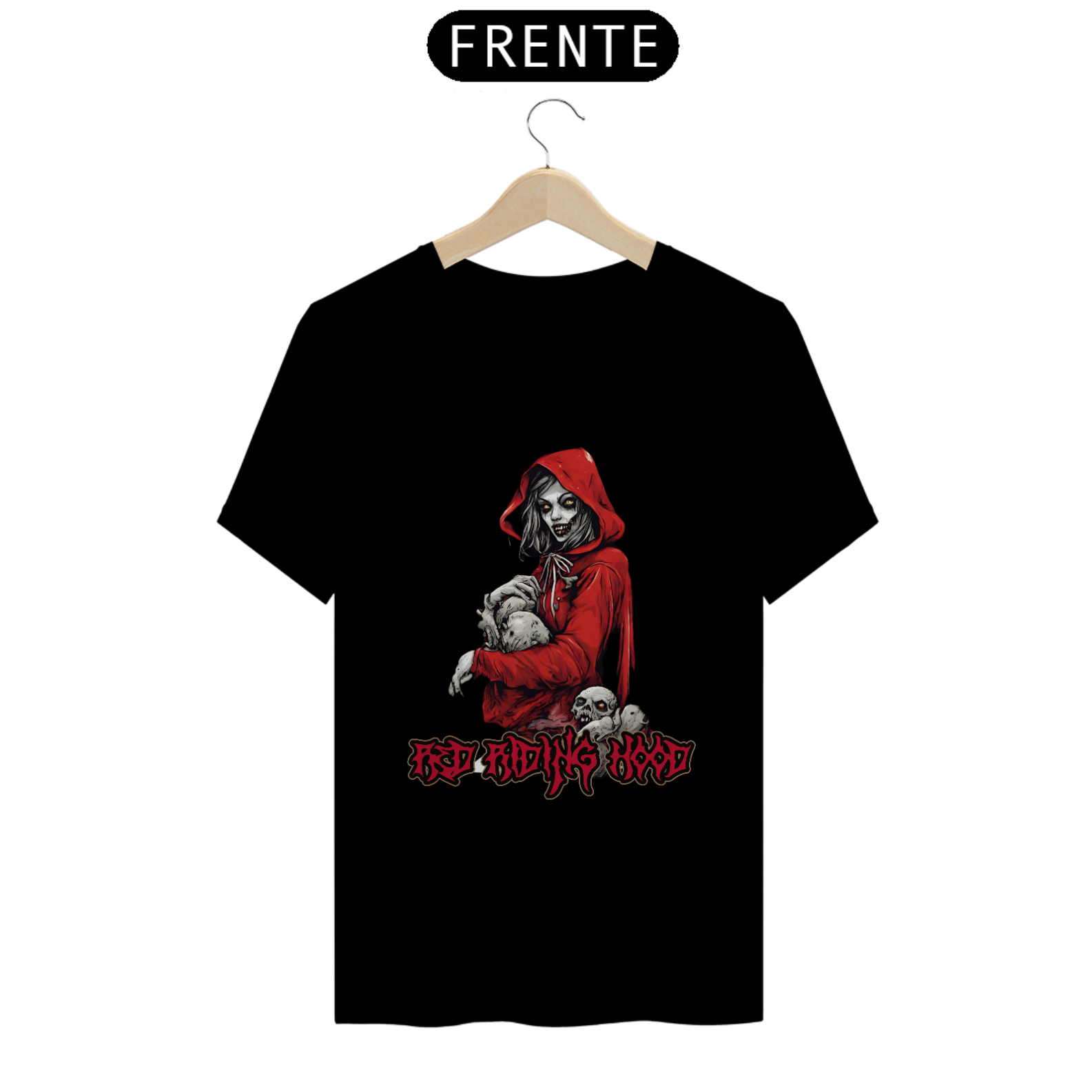 Red Riding Hood Zombie- Classic T- shirt - Red Riding Collection