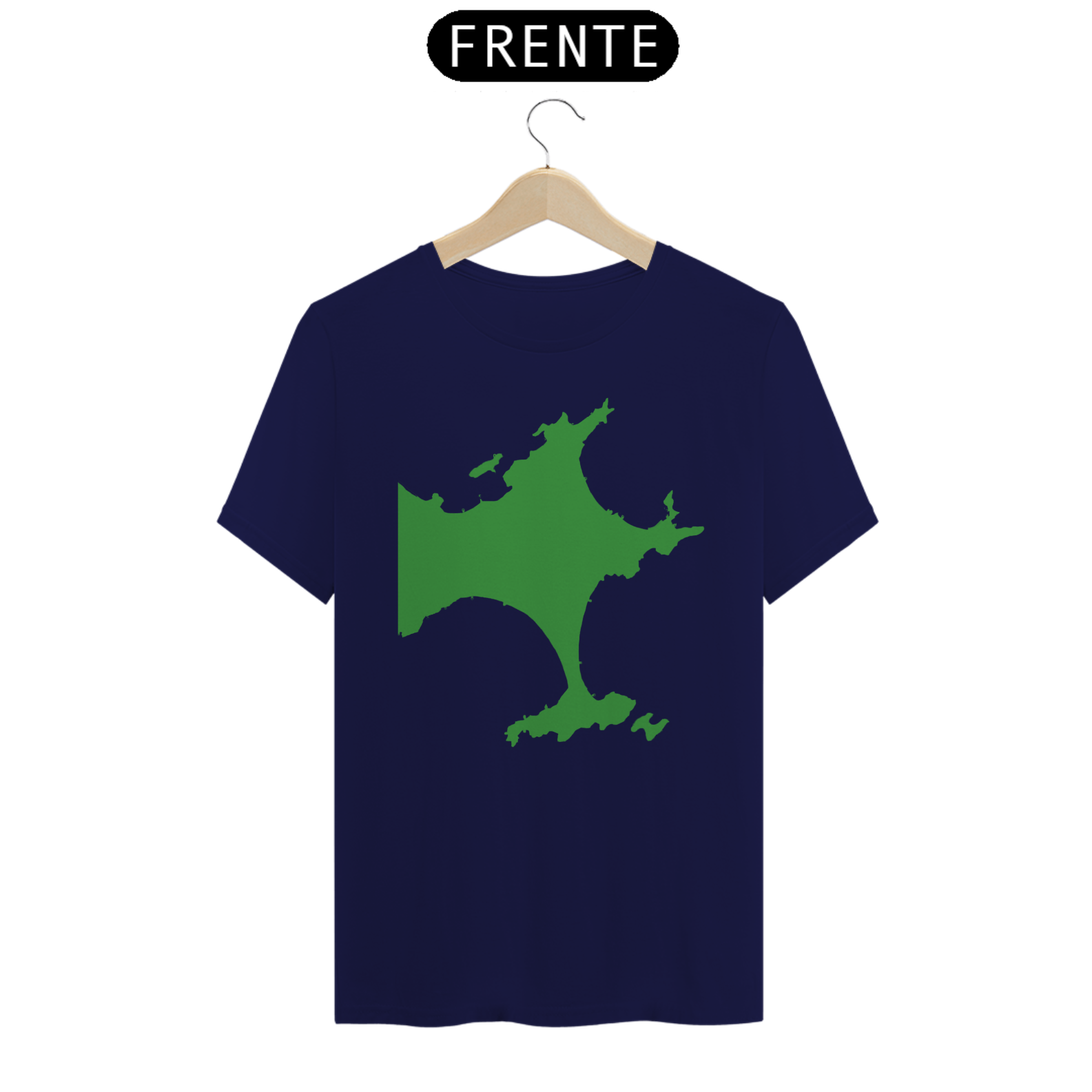 Camiseta mapa bbs verde