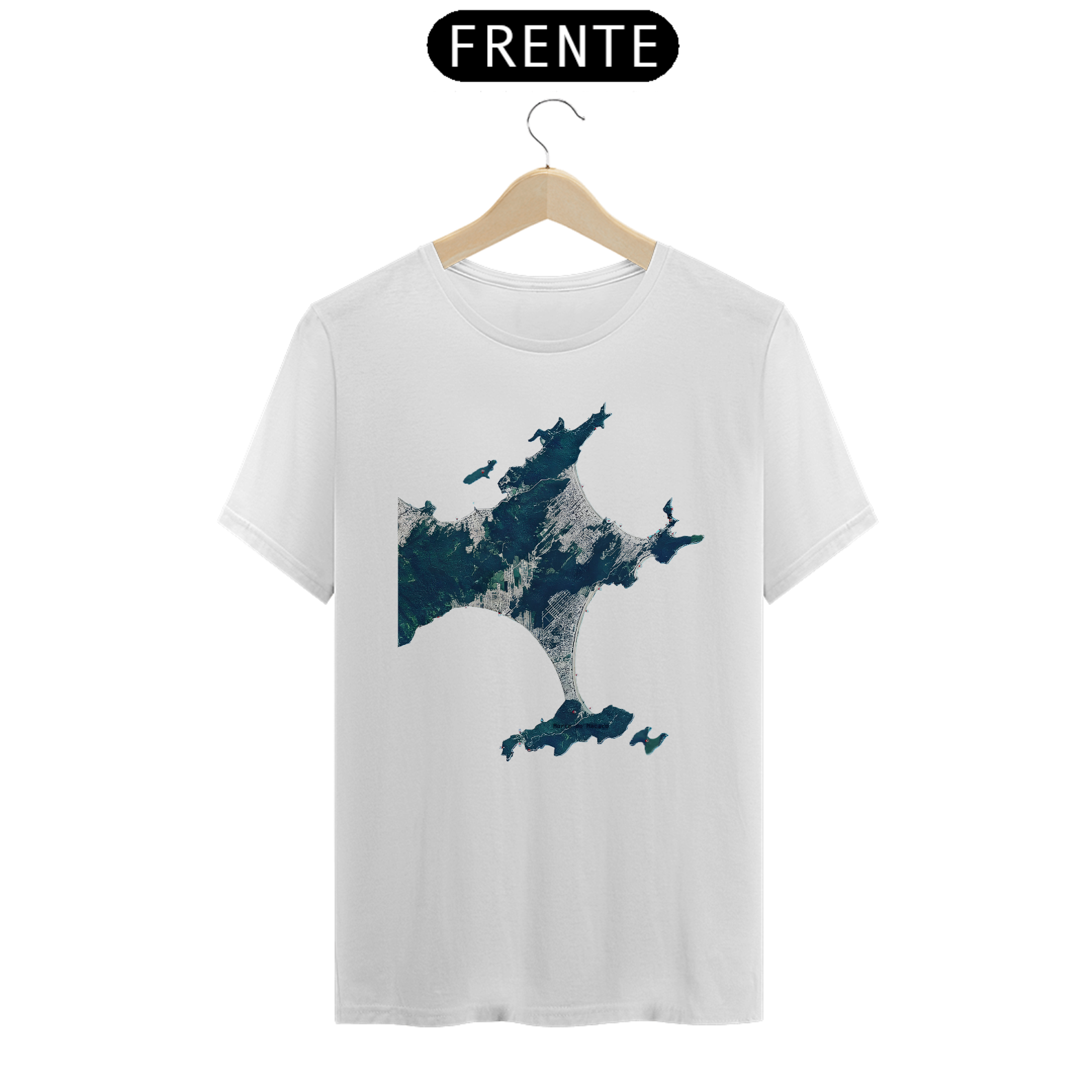 Camiseta Mapa Colorido 