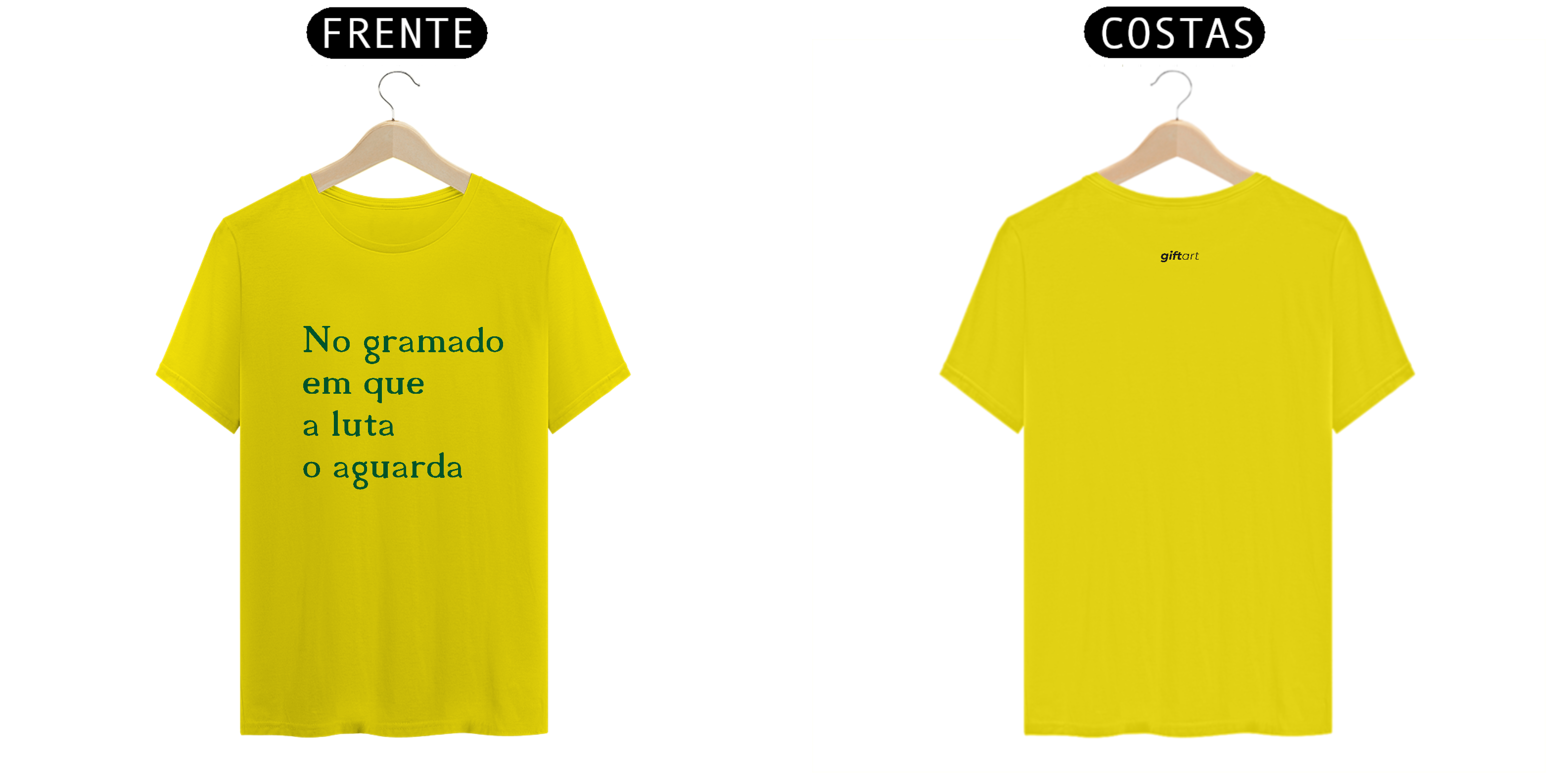 Camiseta Unissex No gramado em que a luta o aguarda 2 PALMEIRAS Vd Color Classic