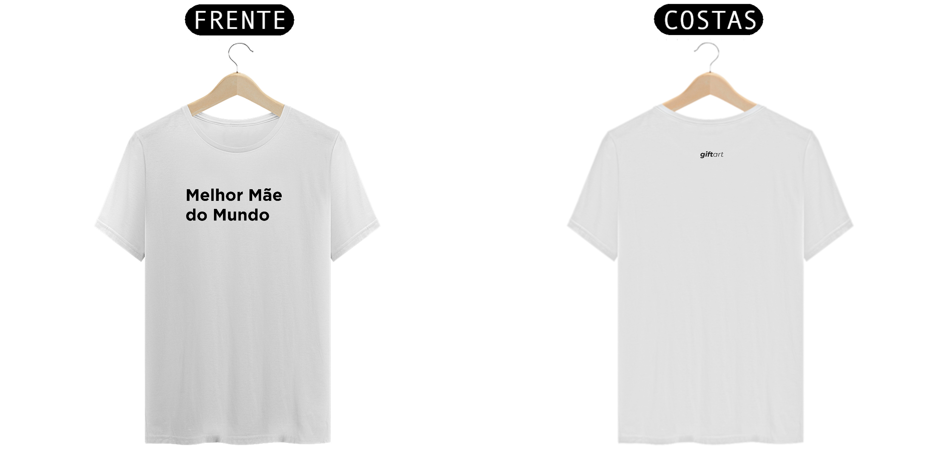 Camiseta Unissex Melhor Mãe do Mundo Pt Branco Prime