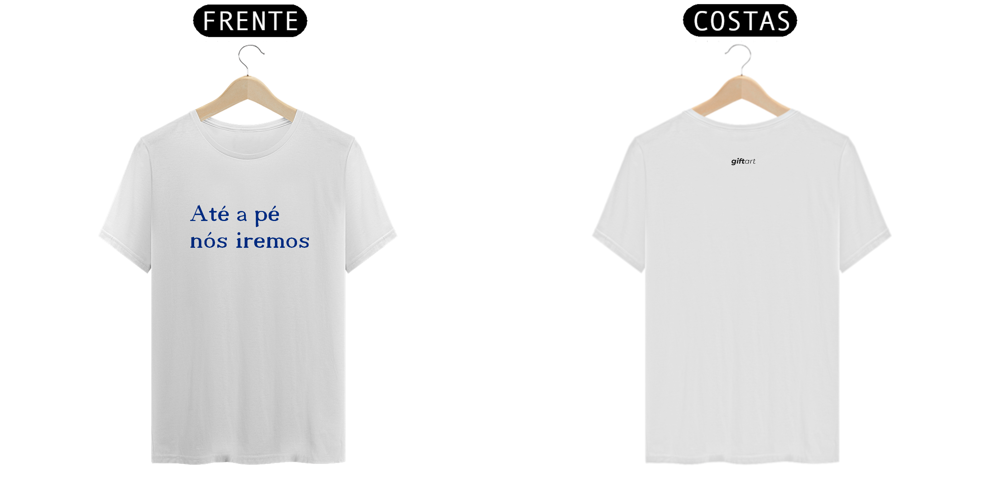 Camiseta Unissex Até a pé nós iremos 2 GRÊMIO Az Color Classic