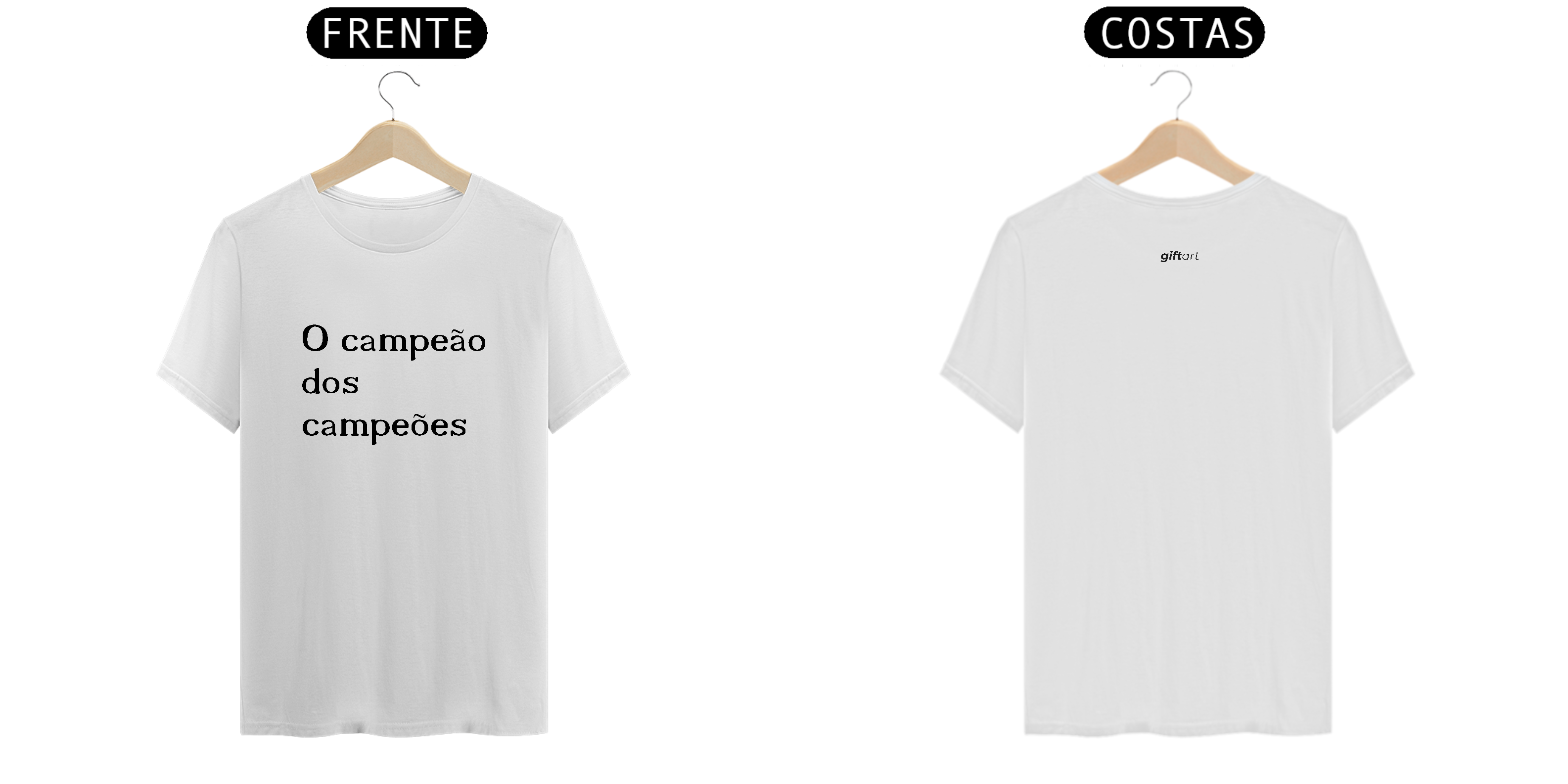 Camiseta Unissex O campeão dos campeões 2 CORINTHIANS Pt Color Classic