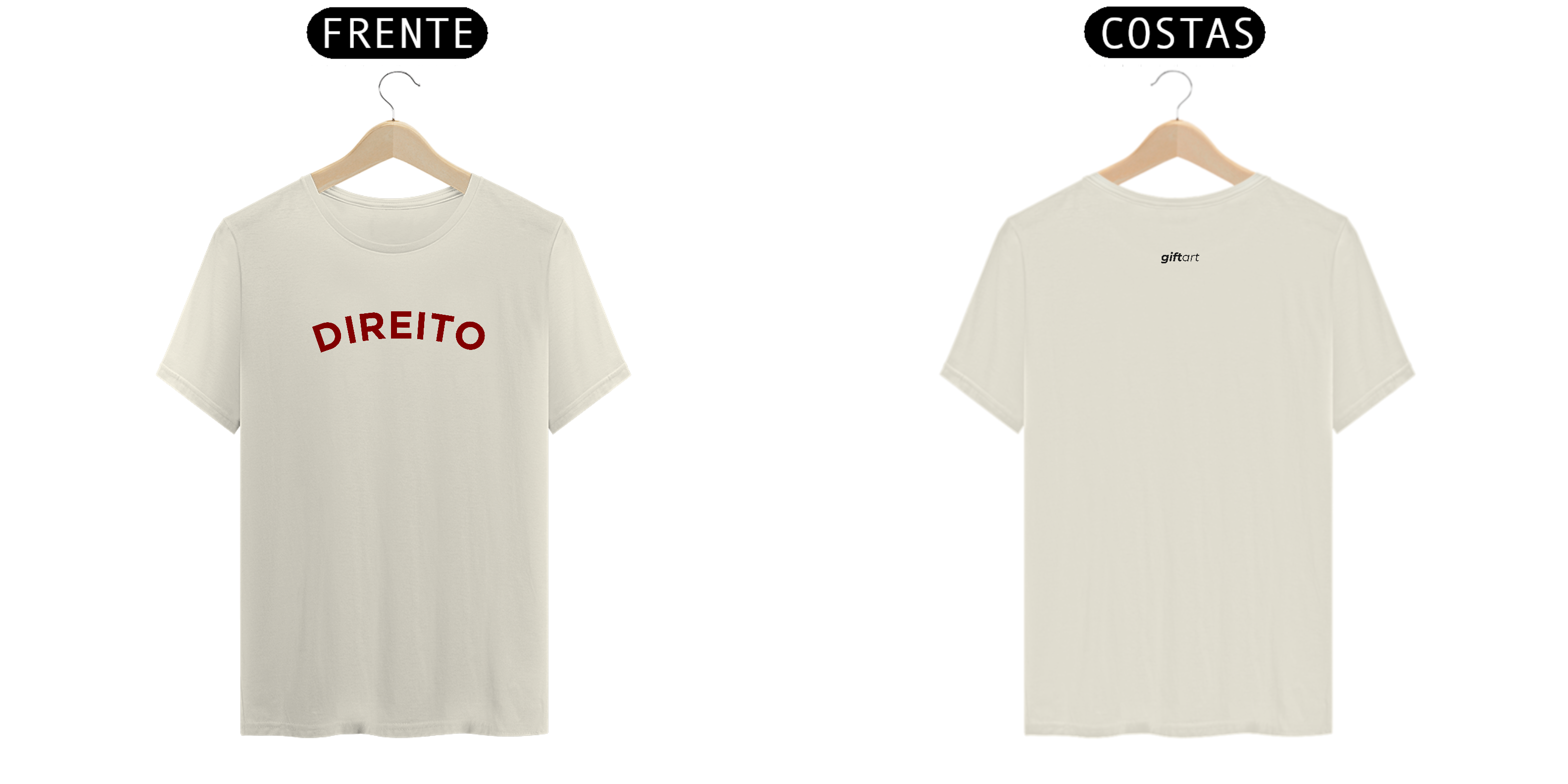 Camiseta Unissex Academic DIREITO Vm Color Pima