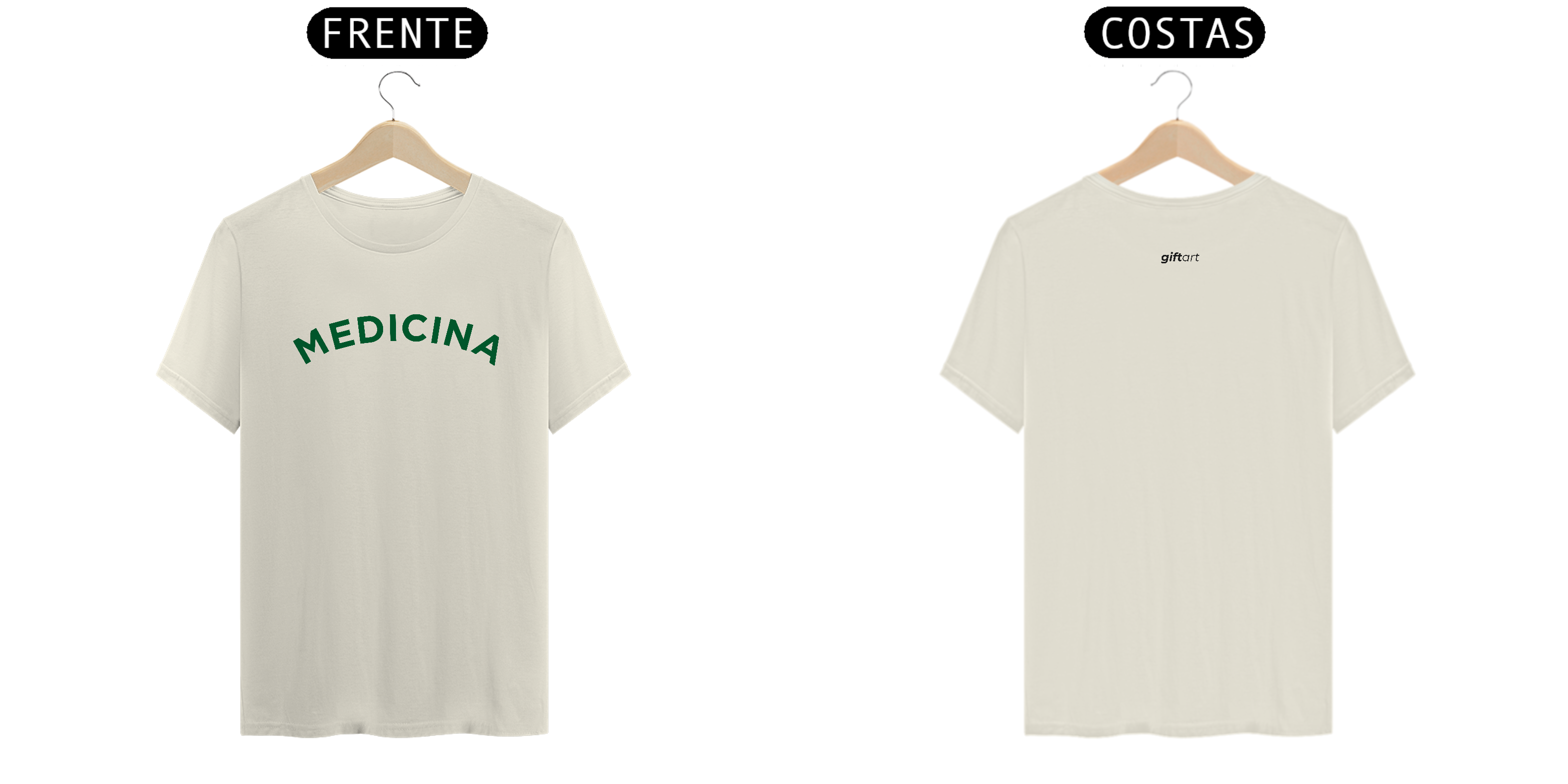 Camiseta Unissex Academic MEDICINA Vd Color Pima