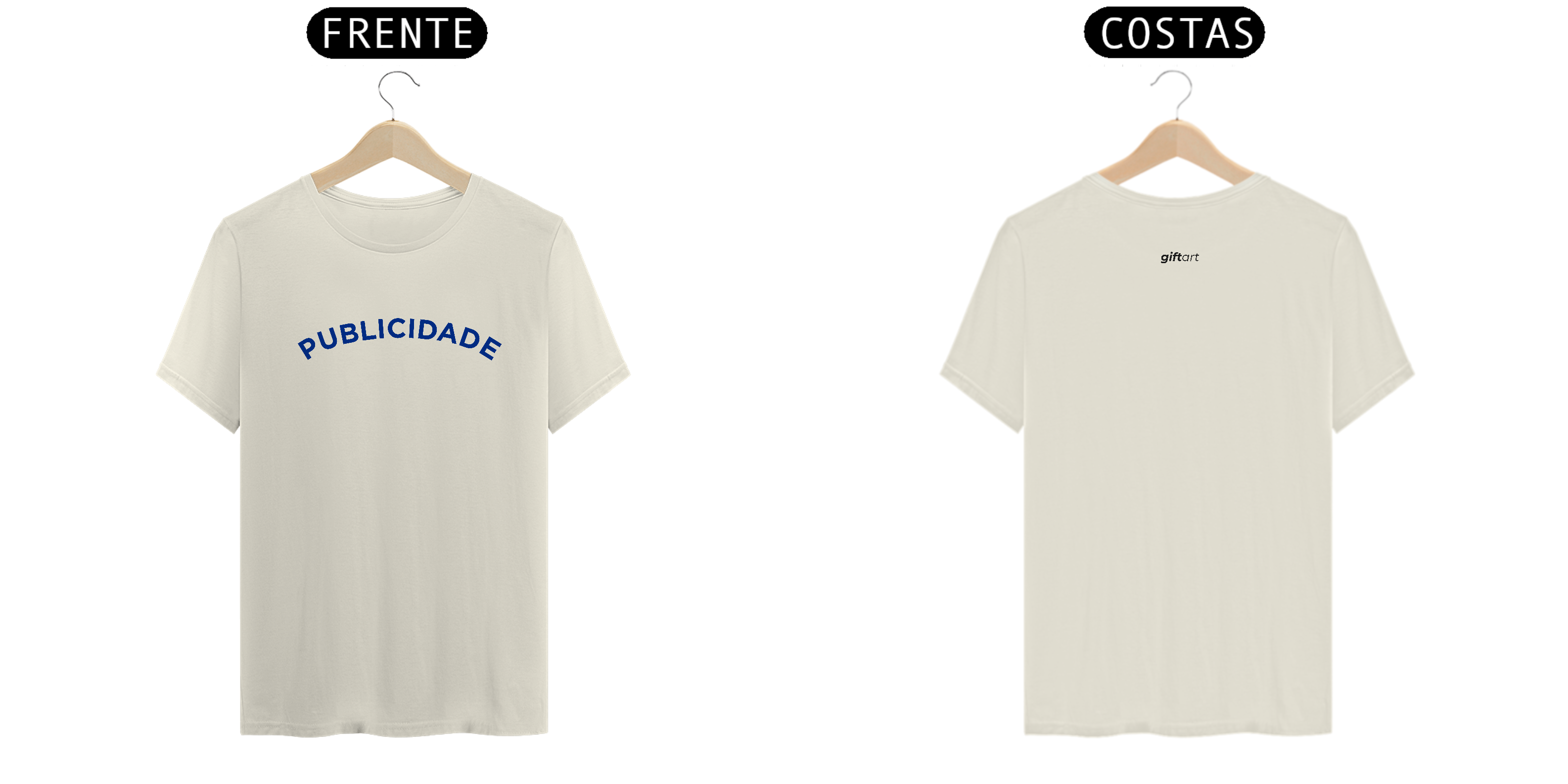 Camiseta Unissex Academic PUBLICIDADE Az Color Pima