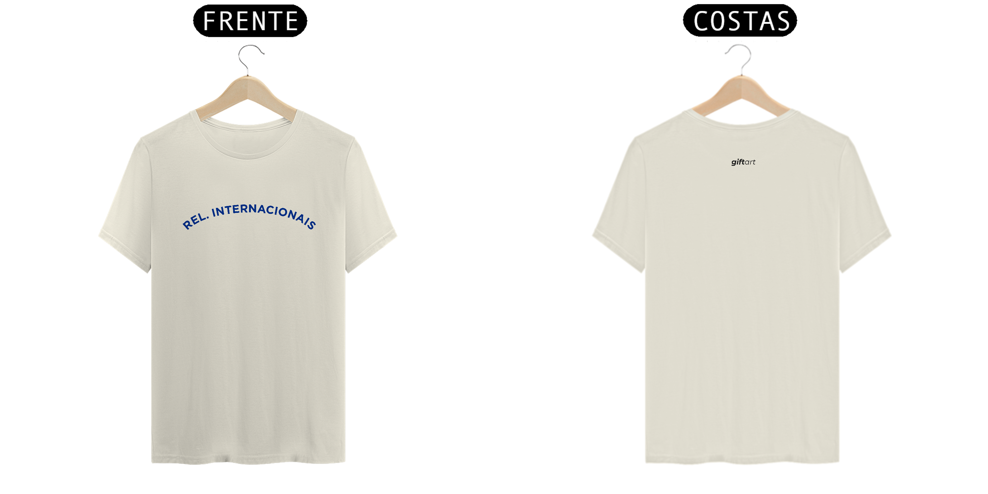 Camiseta Unissex Academic RELAÇÕES INTERNACIONAIS Az Color Pima