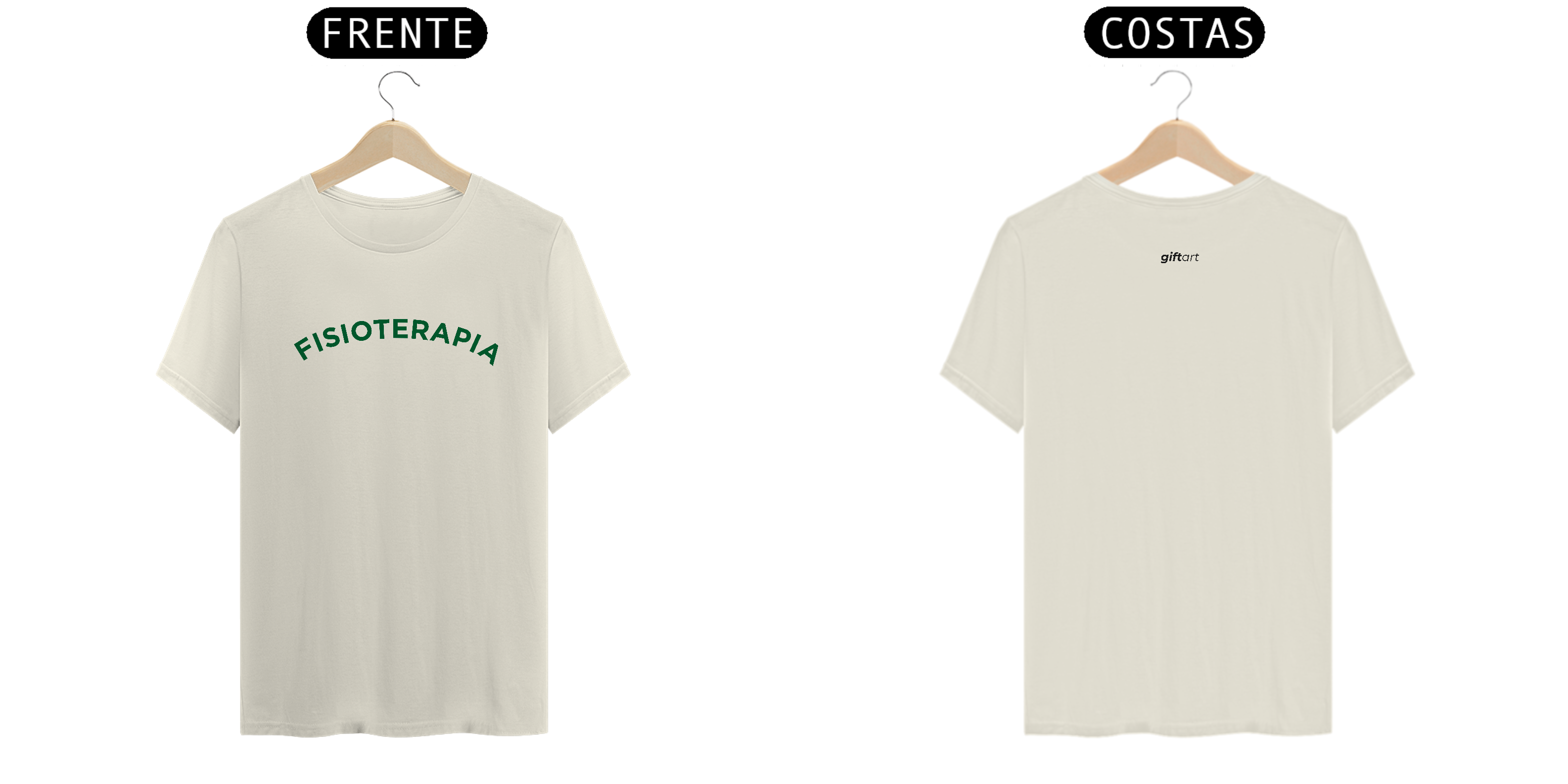 Camiseta Unissex Academic FISIOTERAPIA Vd Color Pima