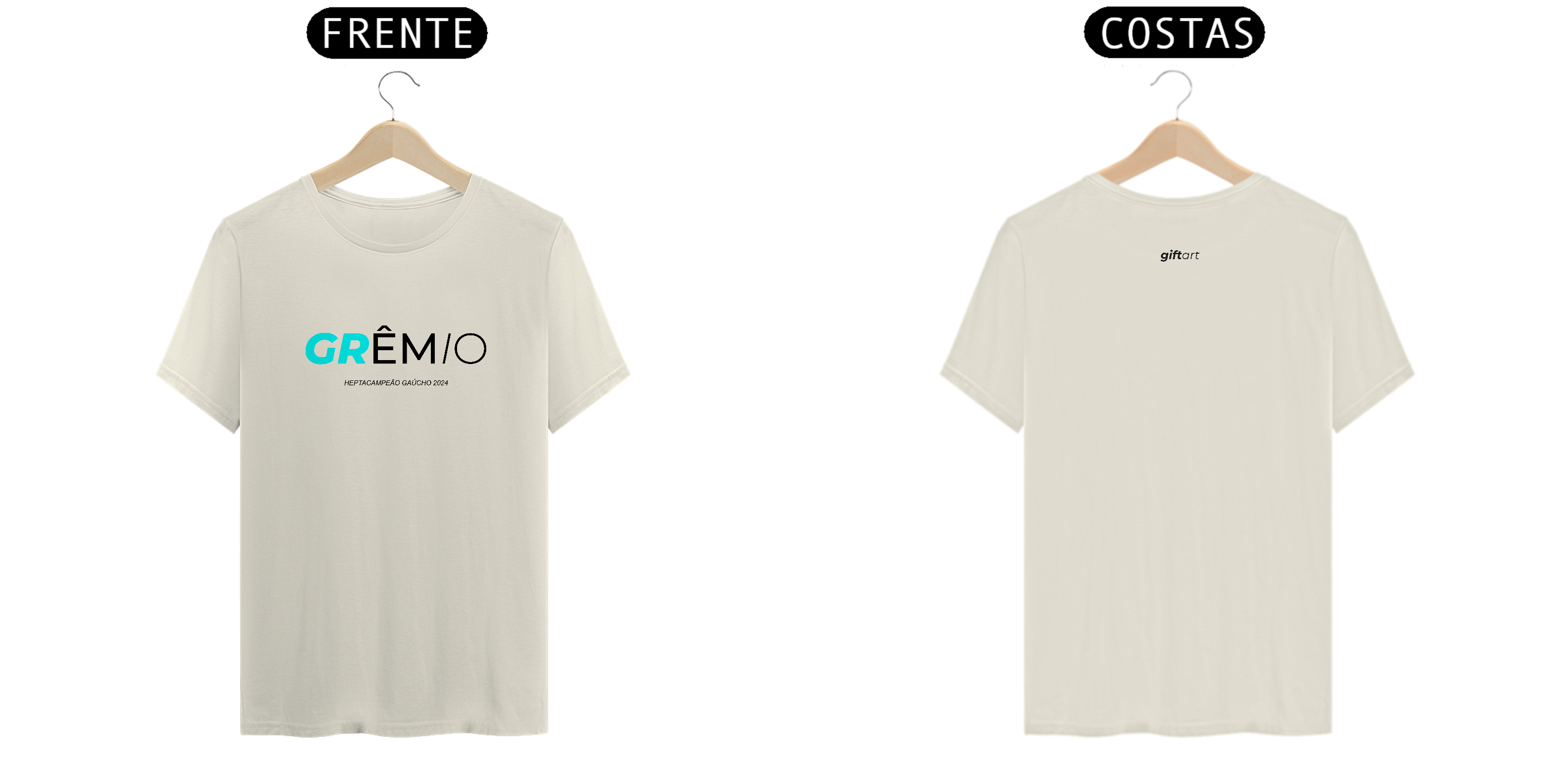 Camiseta Unissex Heptacampeão Gaúcho 2 GRÊMIO Apt Color Pima