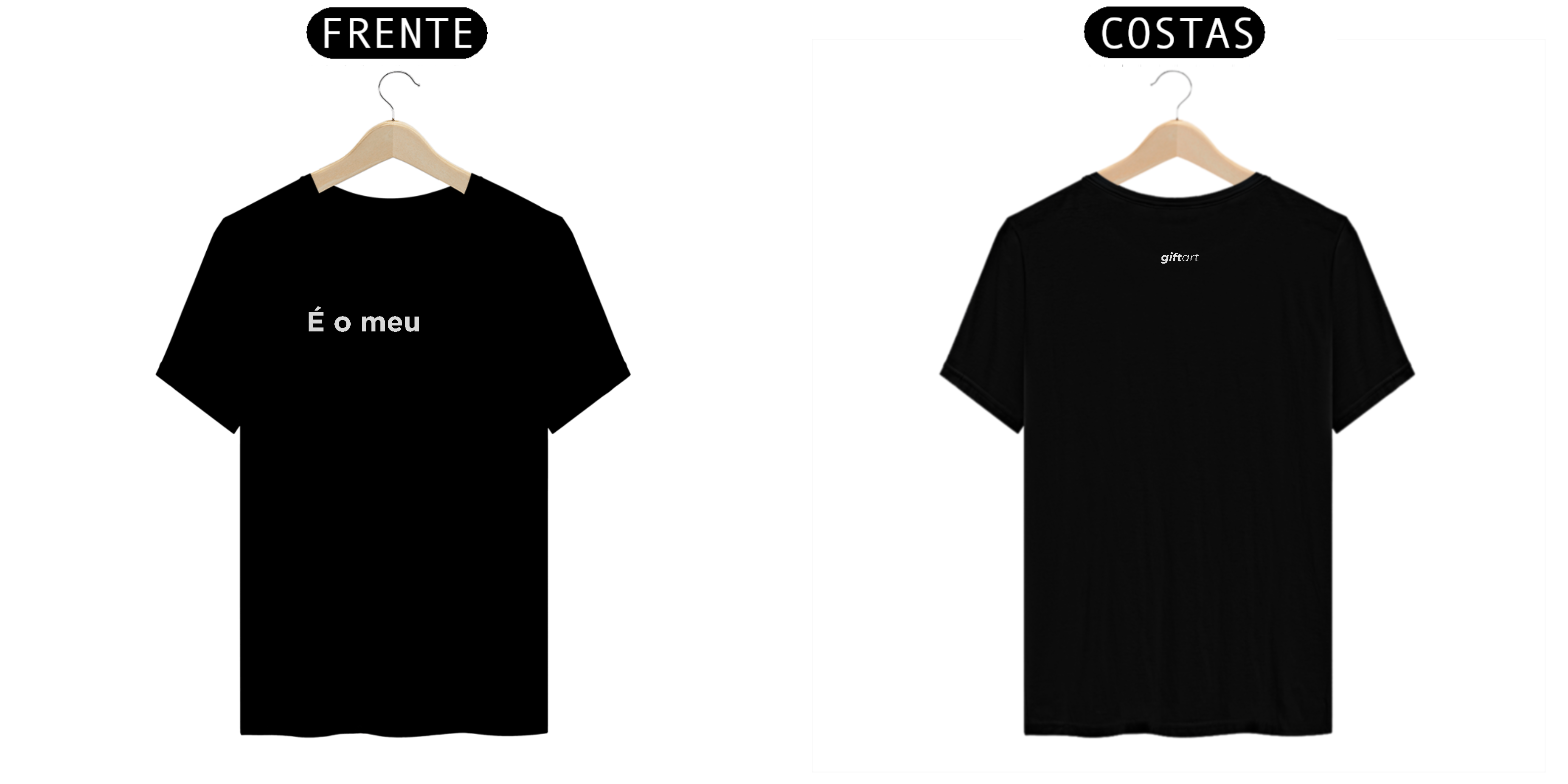 Camiseta Unissex É o meu Br Preto Prime