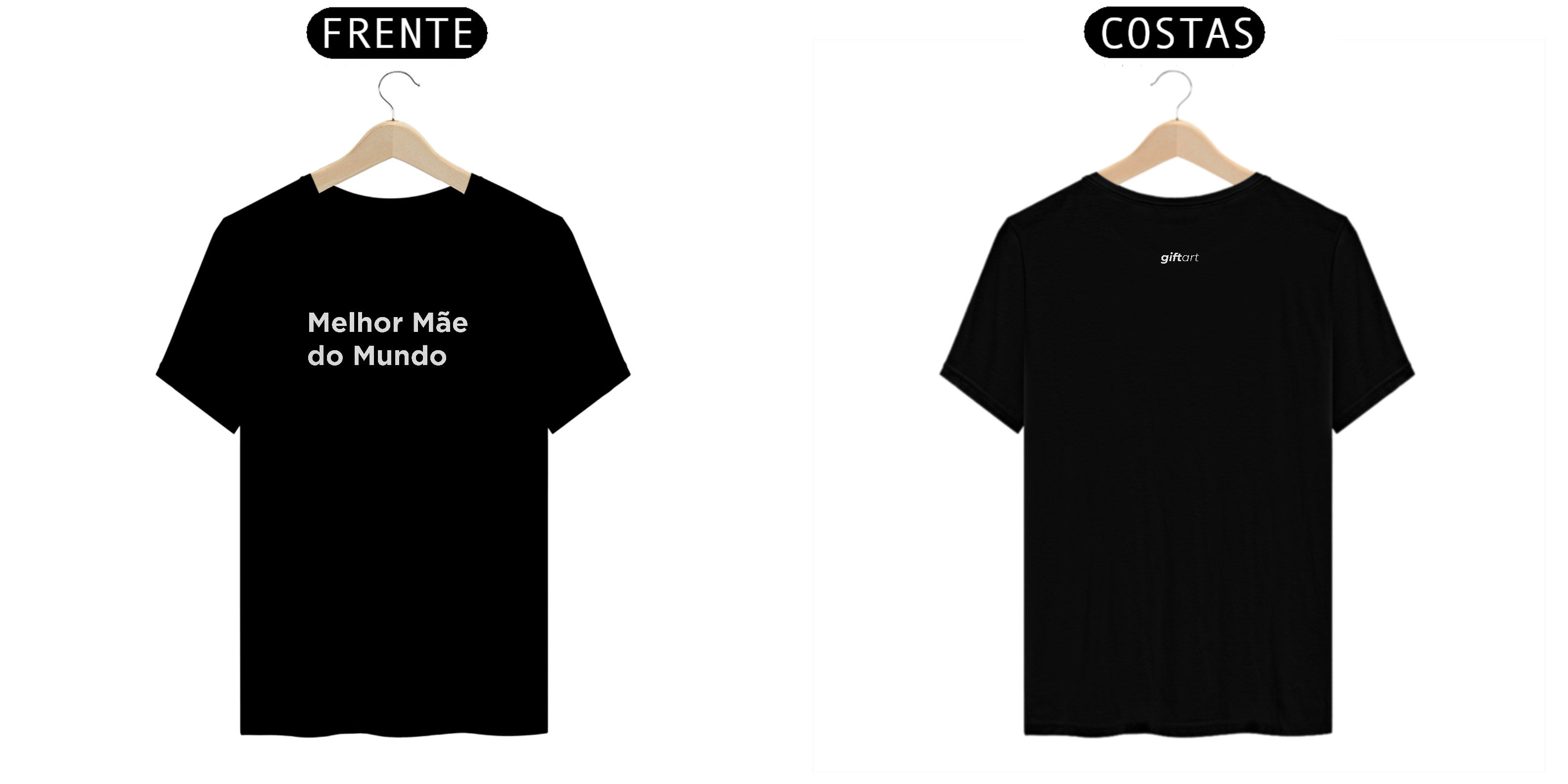 Camiseta Unissex Melhor Mãe do Mundo Br Preto Prime