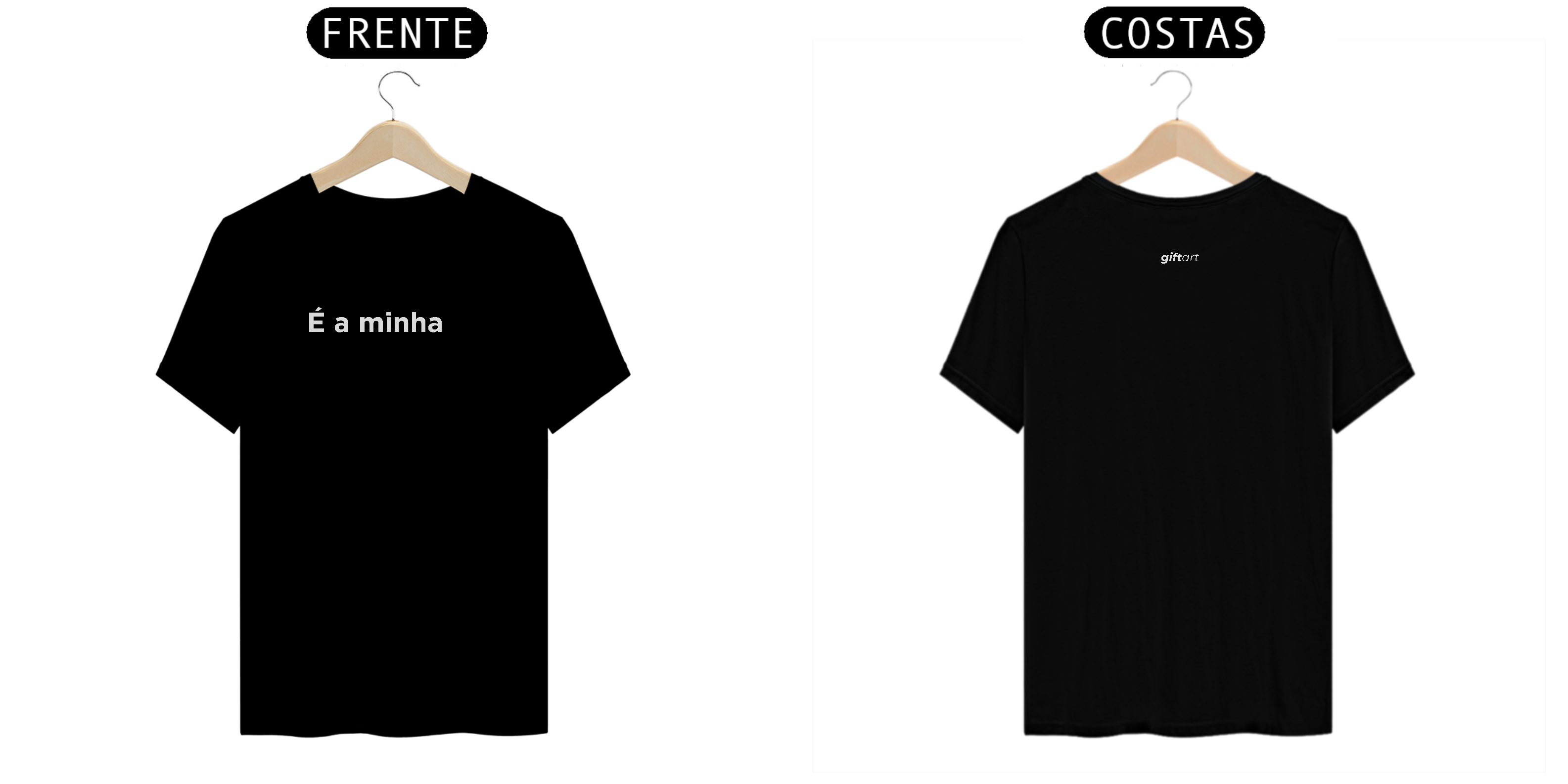 Camiseta Unissex É a minha Br Preto Prime