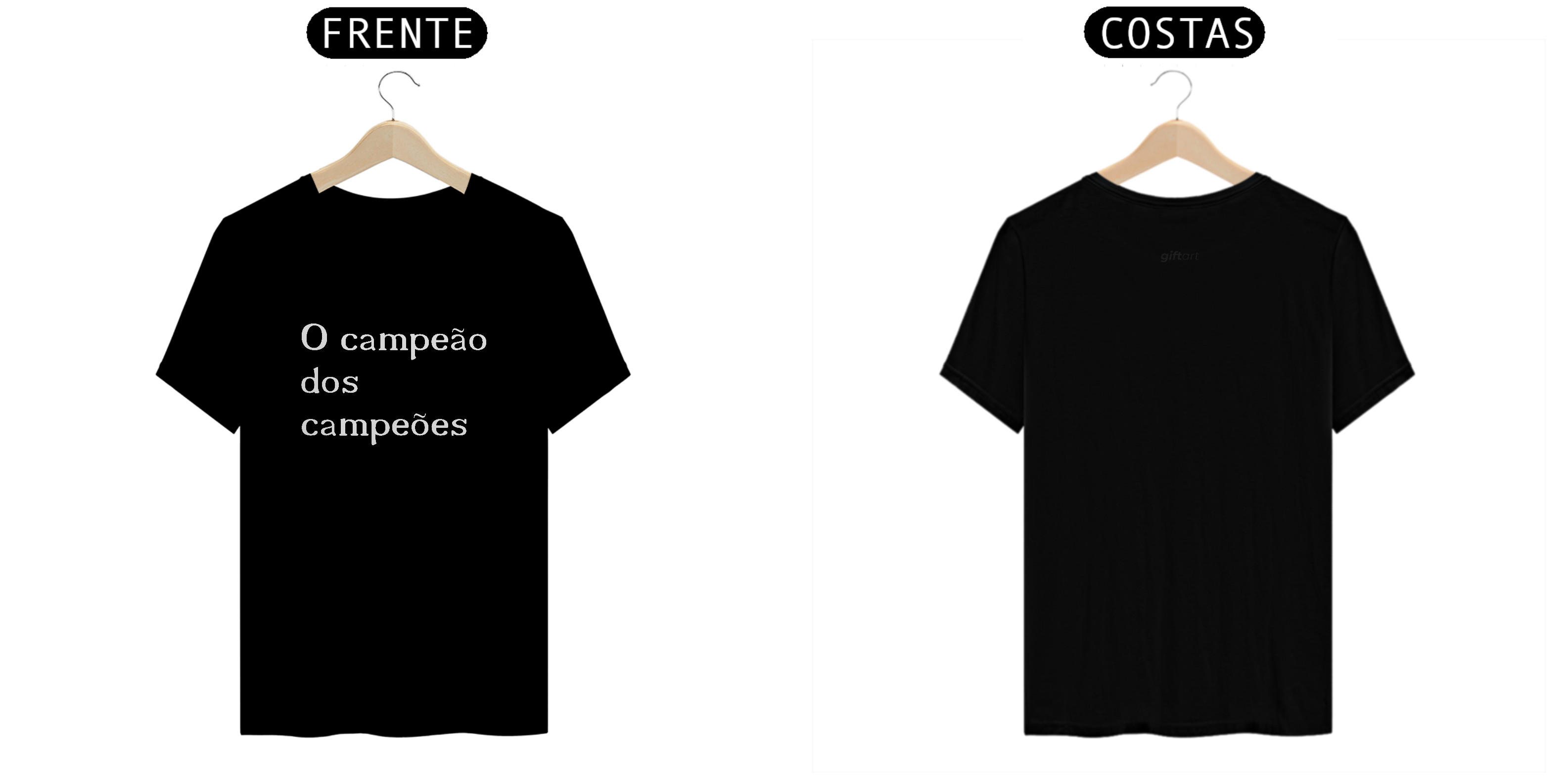 Camiseta Unissex O campeão dos campeões 1 CORINTHIANS Br Color Classic