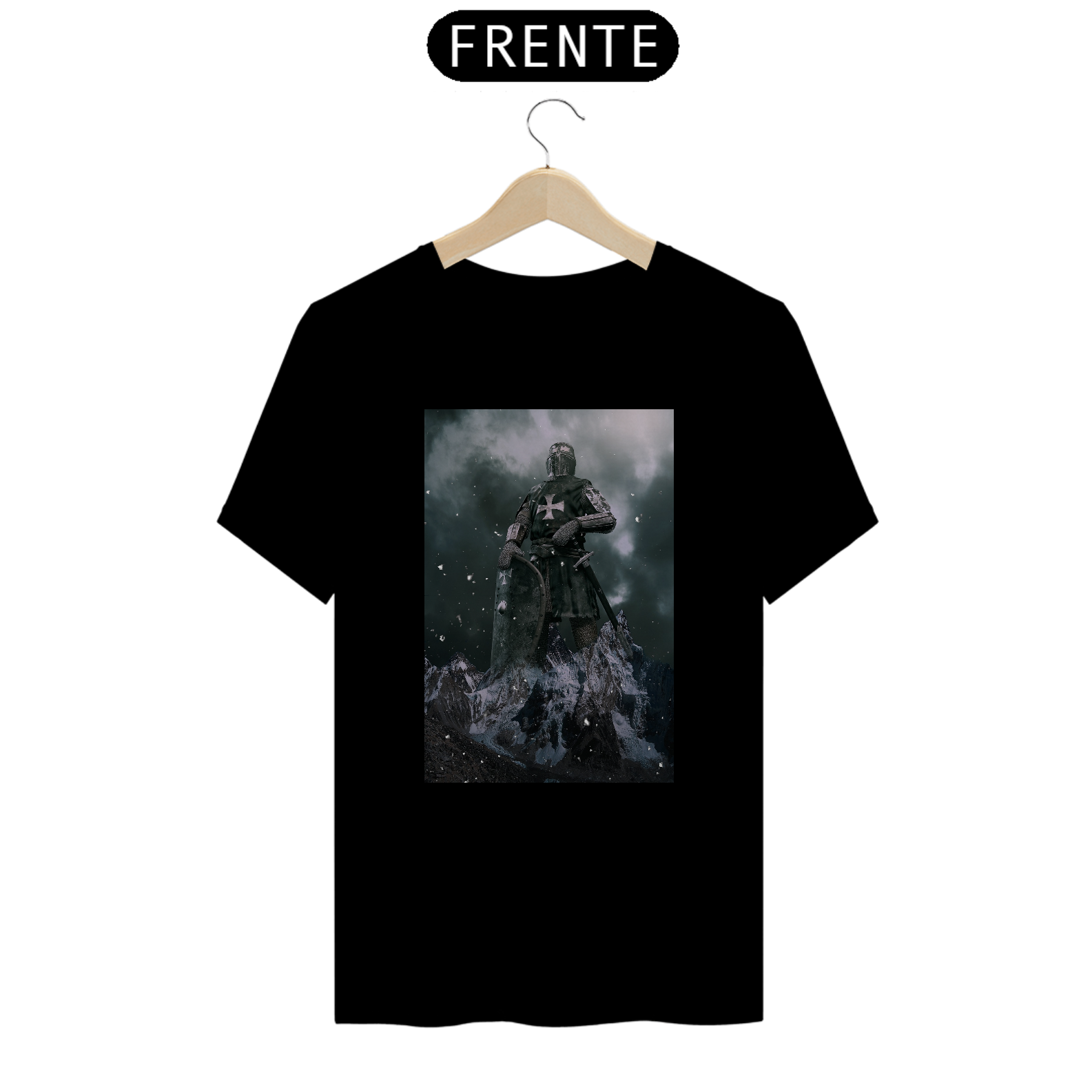 camiseta cavaleiro templario