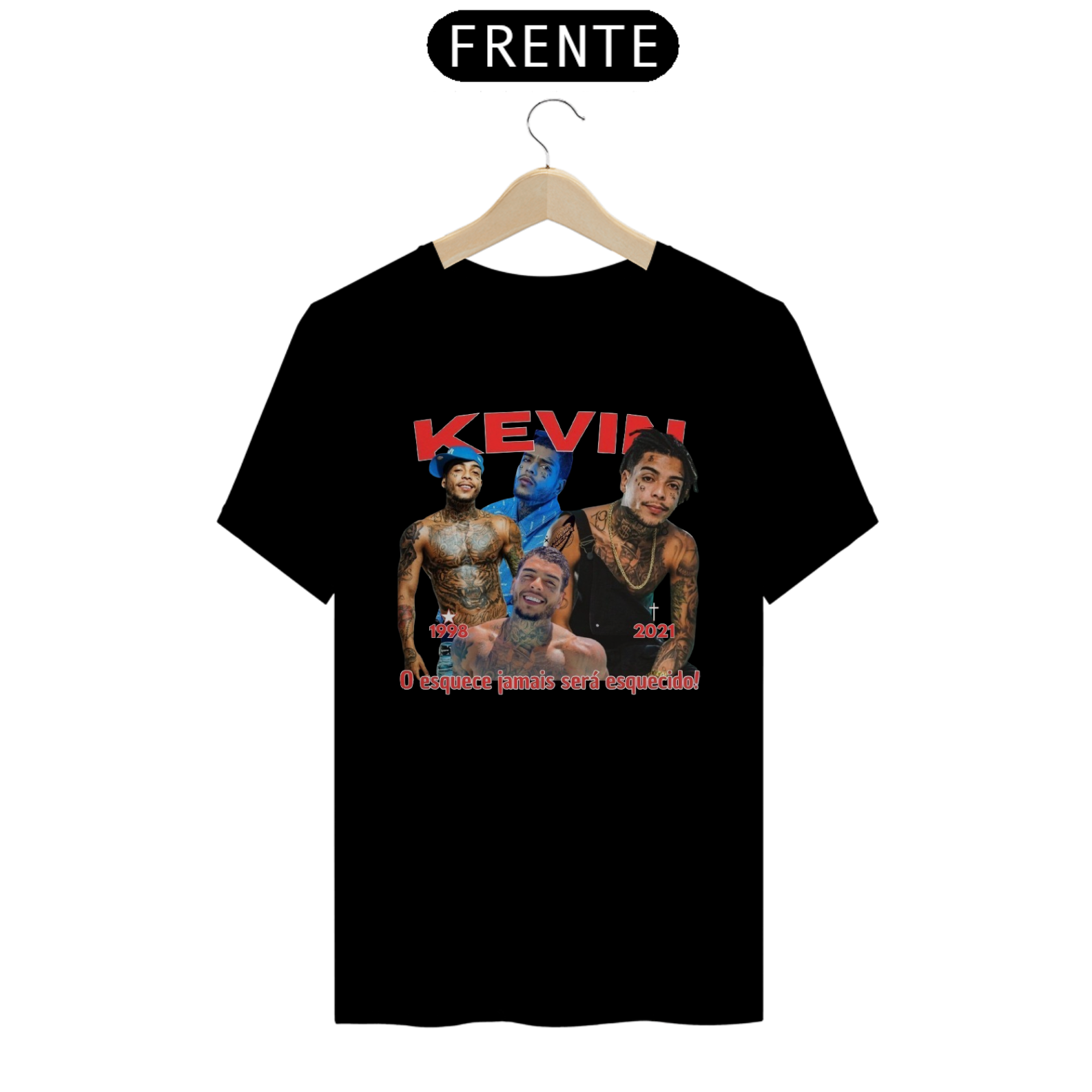 Nome do produto: Camiseta Mc Kevin Homenagem