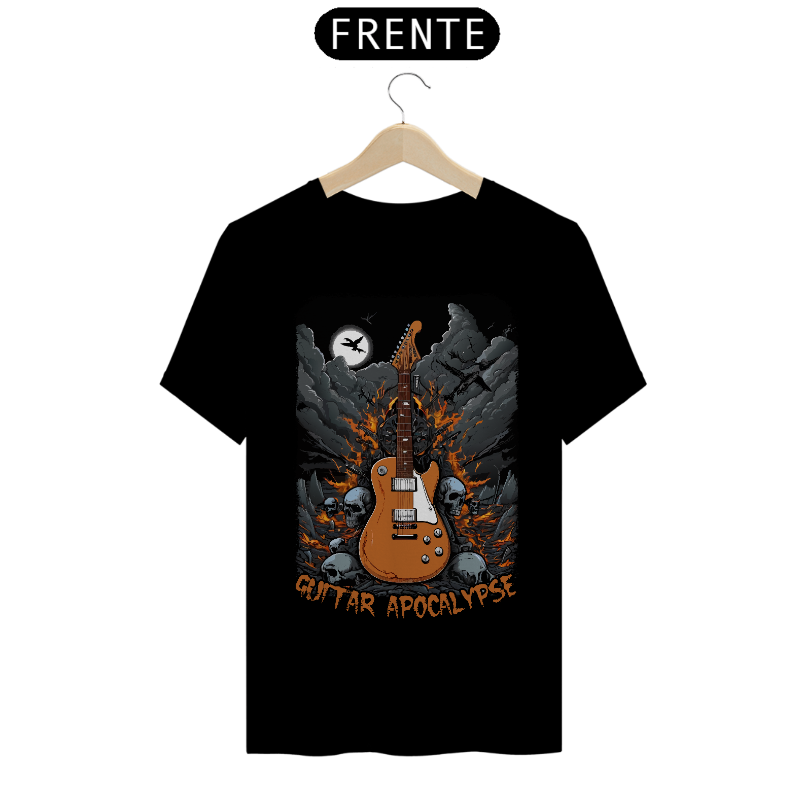 Camisa de Rock Masculina Guitar Apocalypse