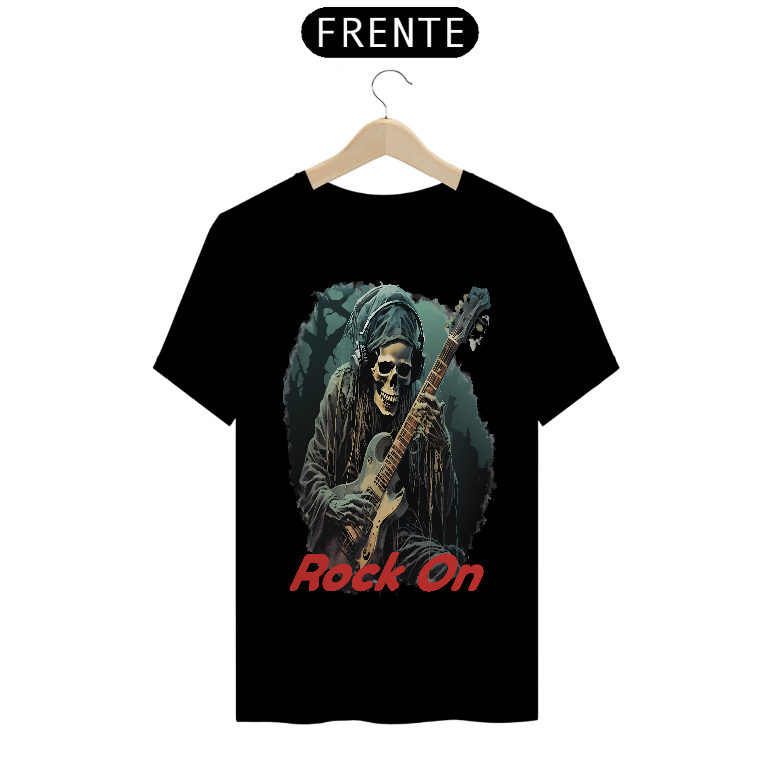 Camiseta de Rock Masculina Rock On