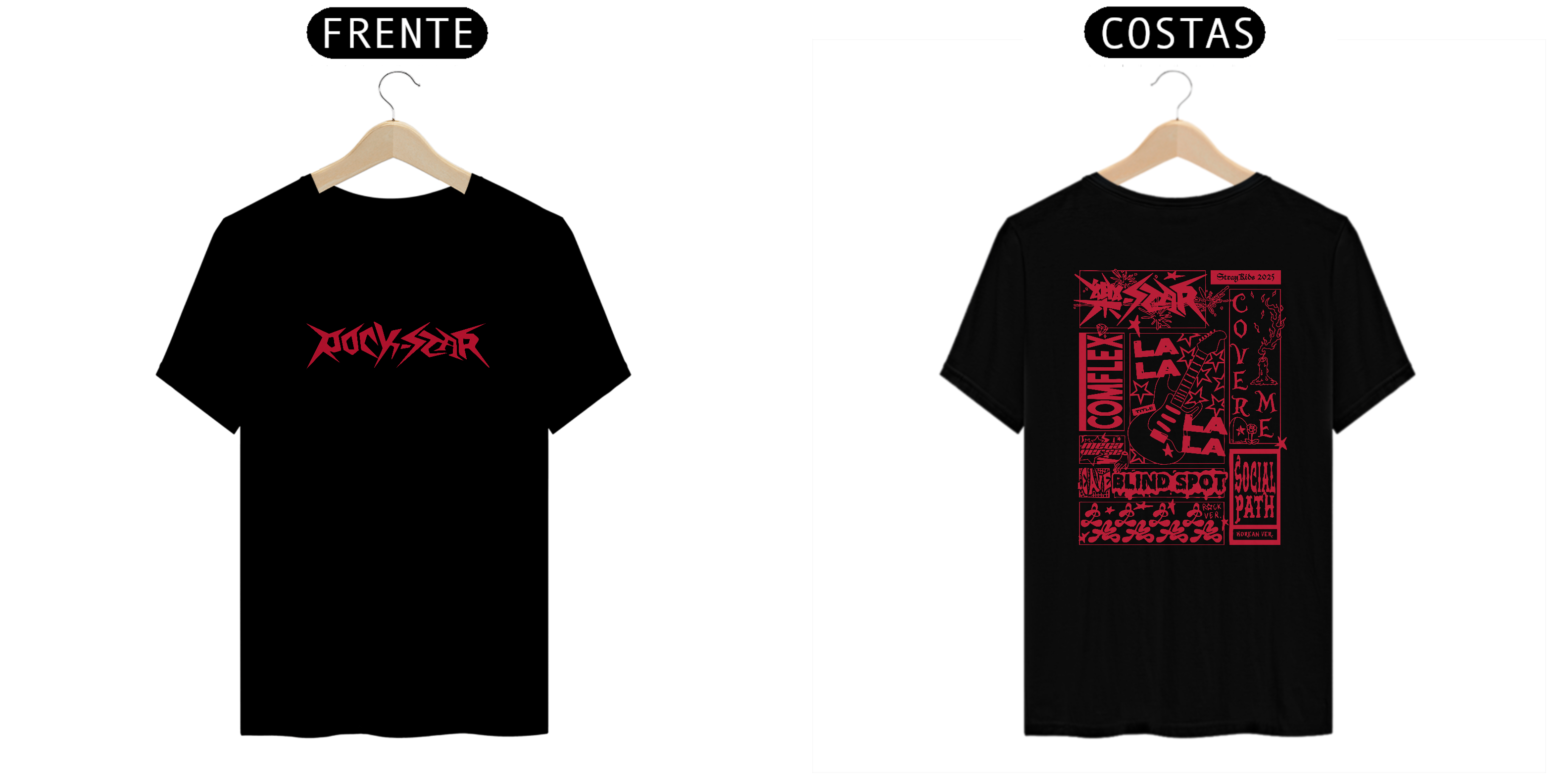 Camiseta RockStar - Stray Kids