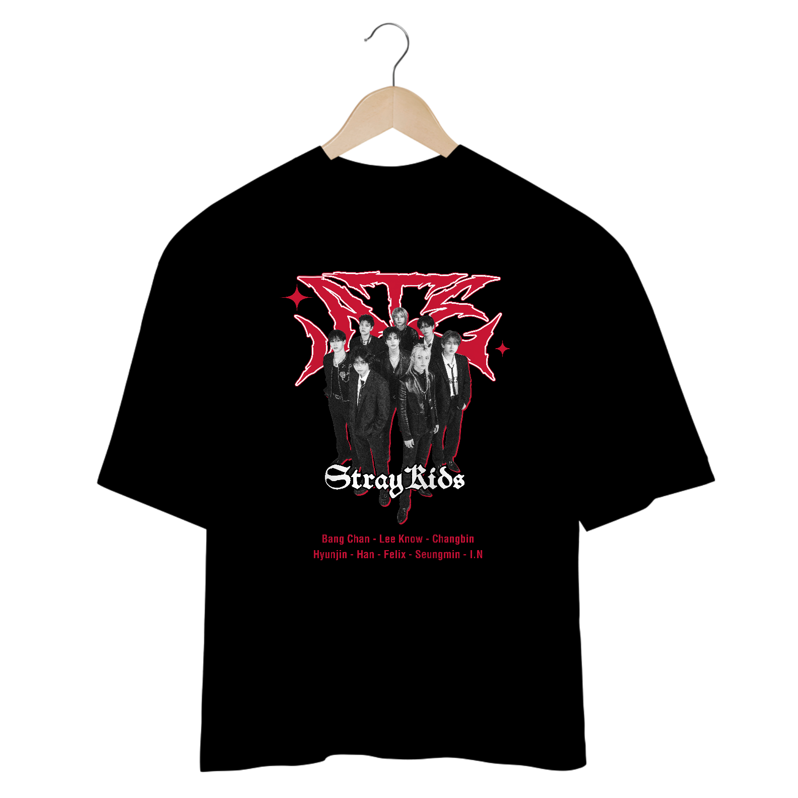 Camiseta Oversized ATE - Stray Kids