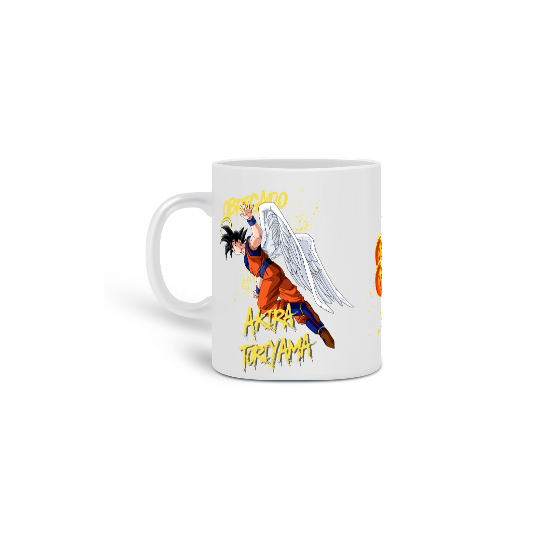 Caneca Obrigado Akira Toriyama - Dragon Ball Edition